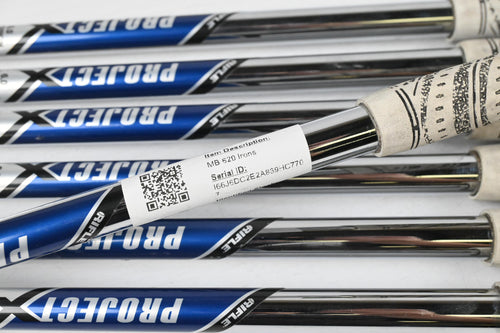 Titleist MB 620 Irons / 4-PW / Stiff Flex Project X Rifle Shafts
