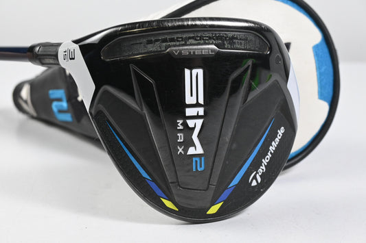 Left Hand Taylormade SIM2 Max #3 Wood / 15 Degree / Regular Flex Fujikura Ventus