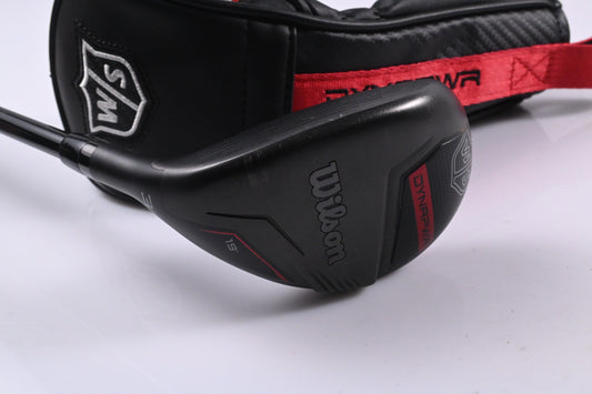 Left Hand Wilson Dynapwr 2023 #3 Hybrid / 19 Degree / Stiff Flex HZRDUS Smoke