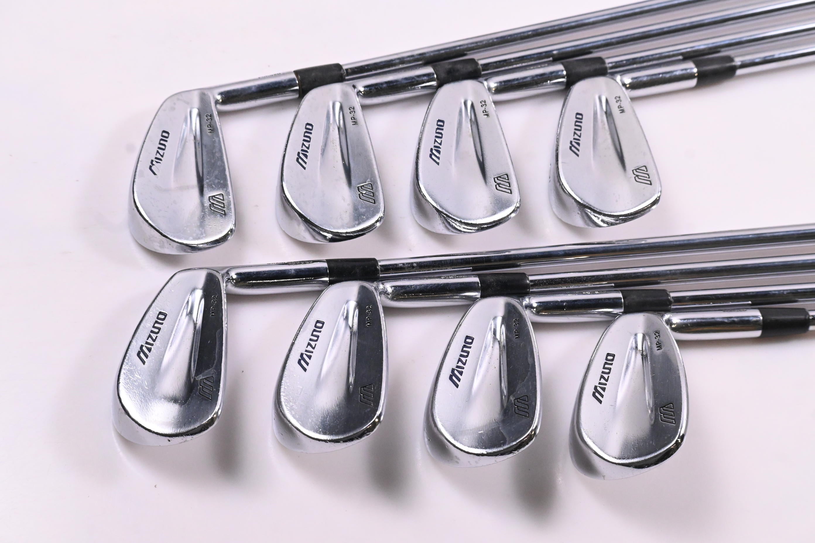 Mizuno MP-32 Irons / 3-PW / Stiff Flex Project X Rifle Flighted Precision Shafts