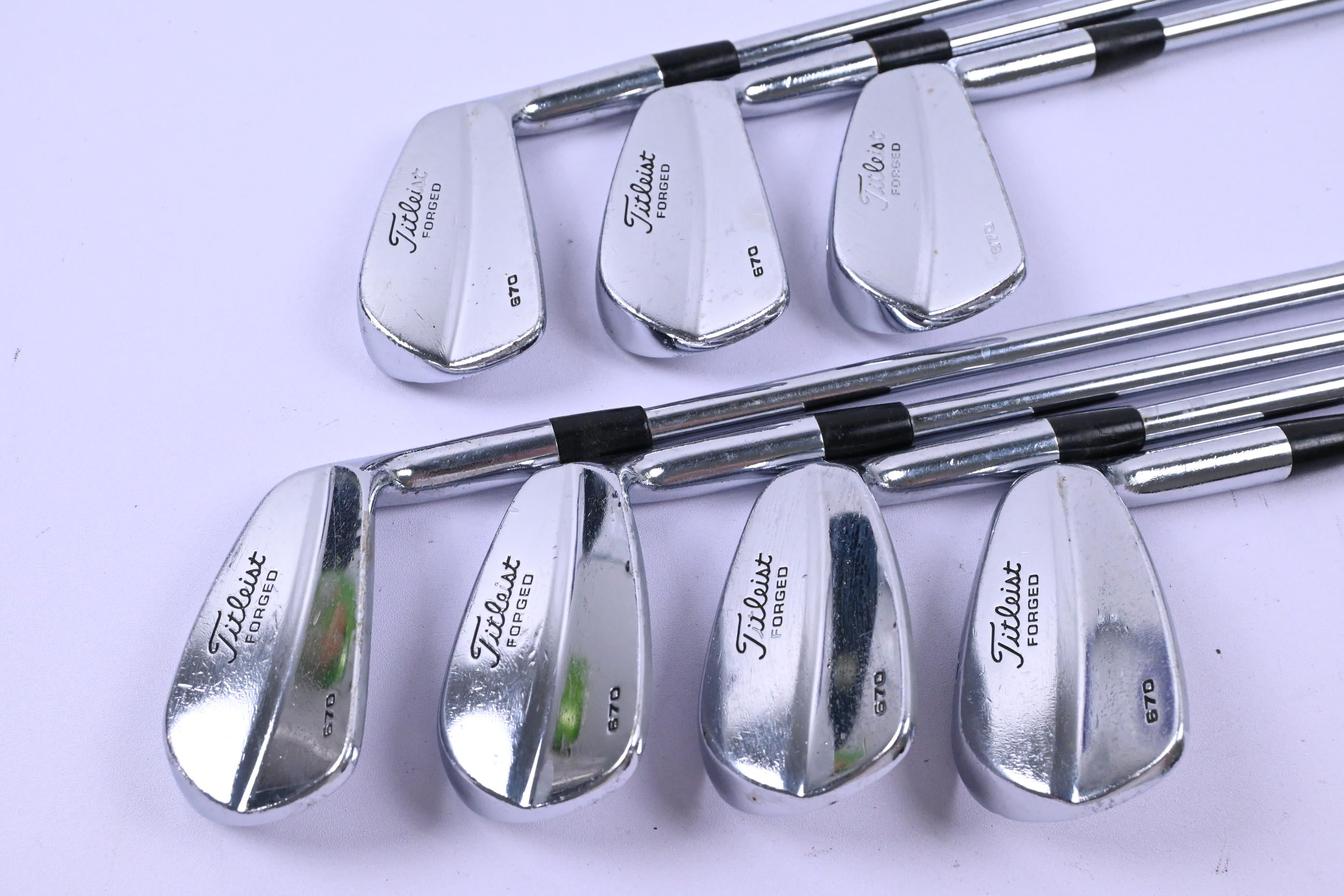 Titleist 670 Forged Irons / 4-PW / Stiff Flex Dynamic Gold S300 Shafts