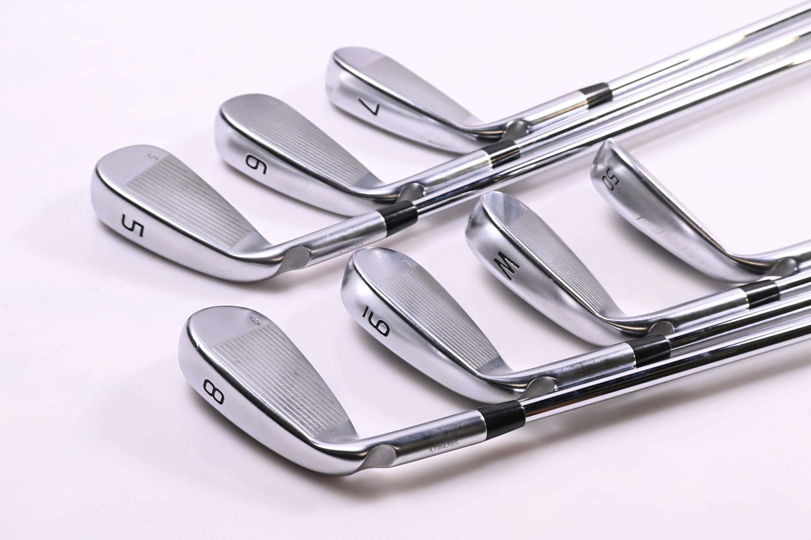 Ping G430 Irons / 5-PW+50° / Blue Dot / Regular Flex Ping AWT 2.0 Shafts