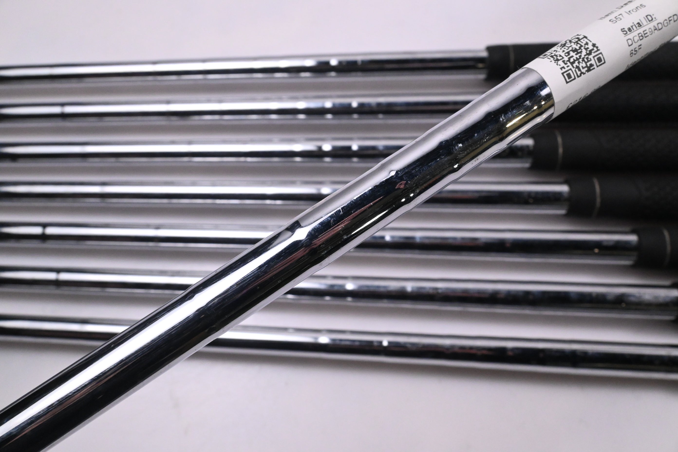 Ping S57 Irons / 3-PW / Orange Dot / Stiff Flex Steel Shafts