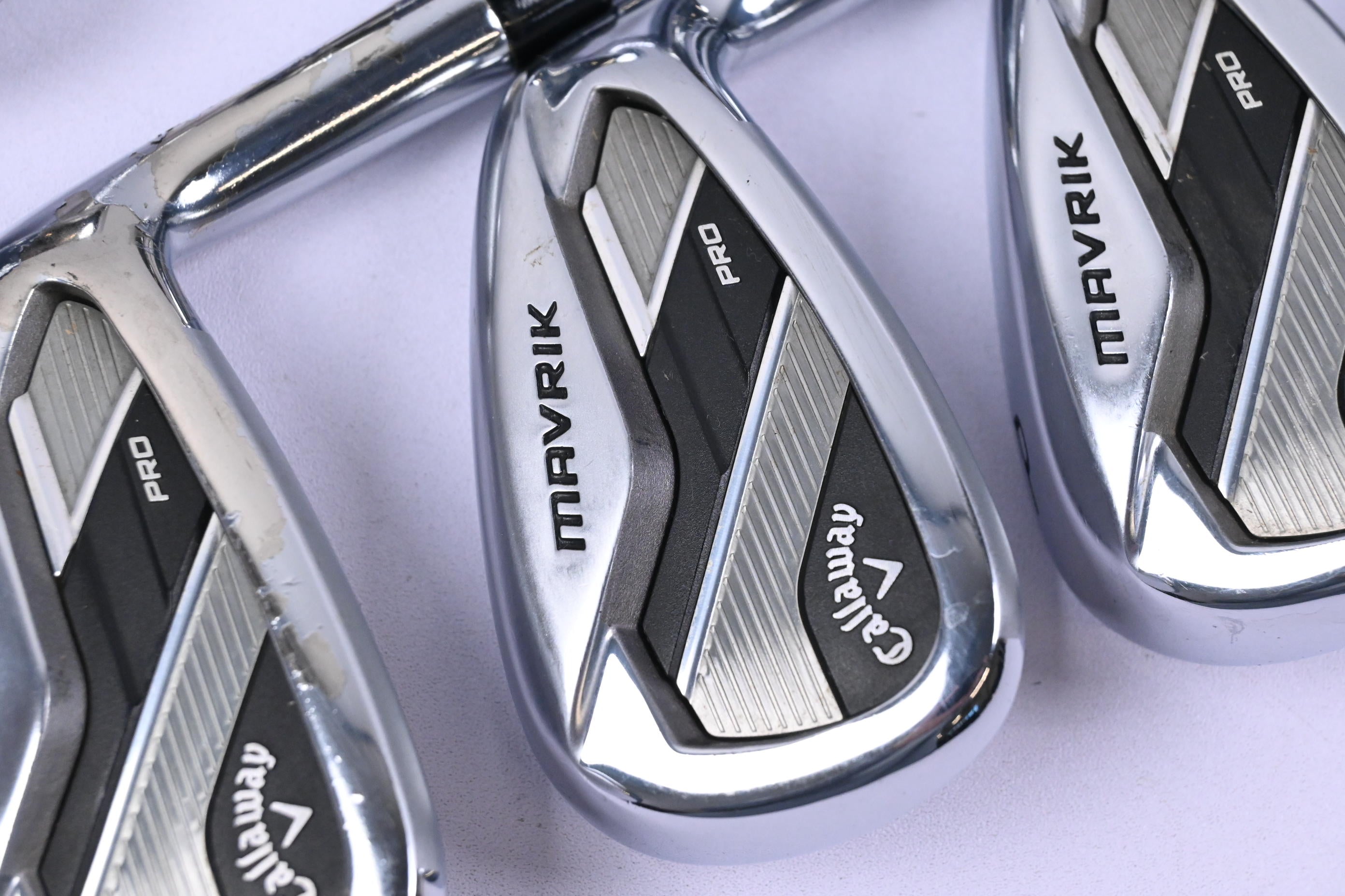 Callaway Mavrik Pro Irons / 4-PW+GW / Stiff Flex N.S.PRO Modus 3 105 Shafts