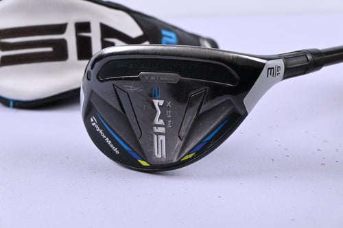 Taylormade SIM2 Max #3 Hybrid / 19 Degree / Regular Flex Tensei AV Raw Blue 70