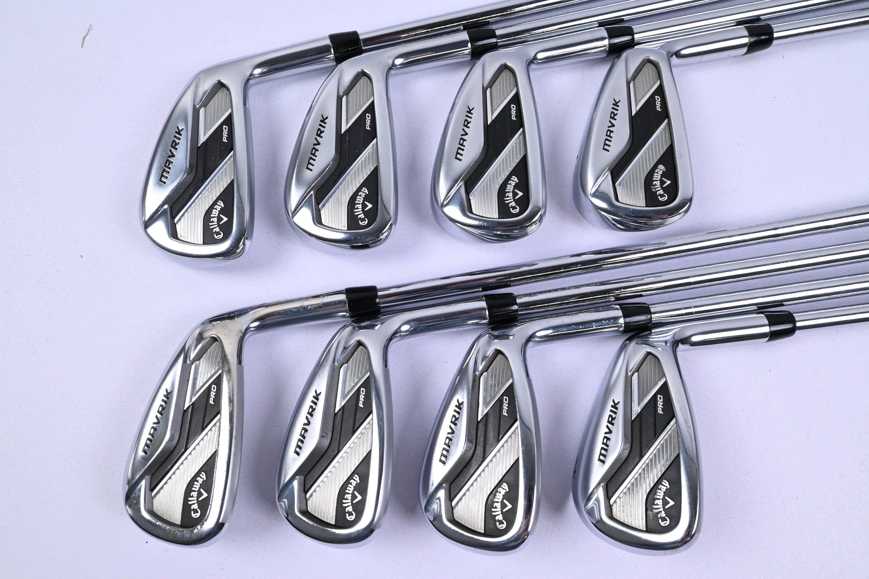 Callaway Mavrik Pro Irons / 4-PW+GW / Stiff Flex N.S.PRO Modus 3 105 Shafts