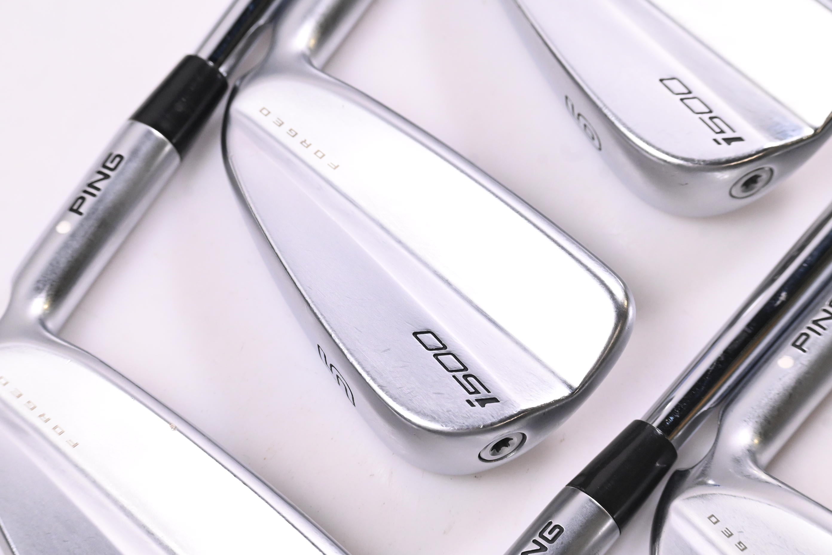 Ping i500 Irons / 4-9i / White Dot / Stiff Flex True Temper Dynamic Gold Shafts