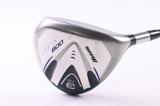 Mizuno JPX 800 #3 Wood / 15 Degree / Regular Flex Exsar FS5 60 Shaft