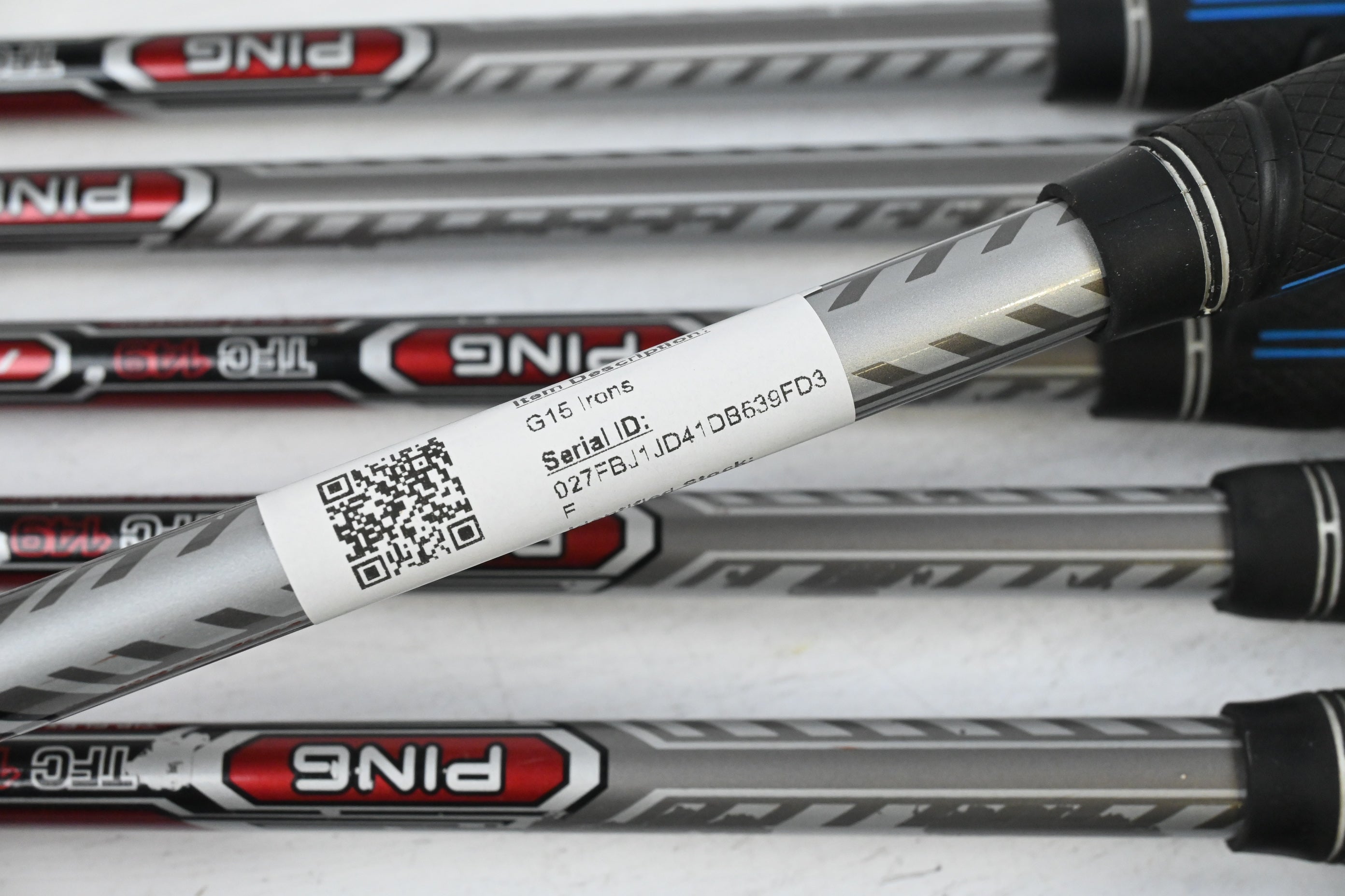 Ping G15 Irons / 5-PW+SW / Orange Dot / Regular Flex Ping TFC 149 Shafts