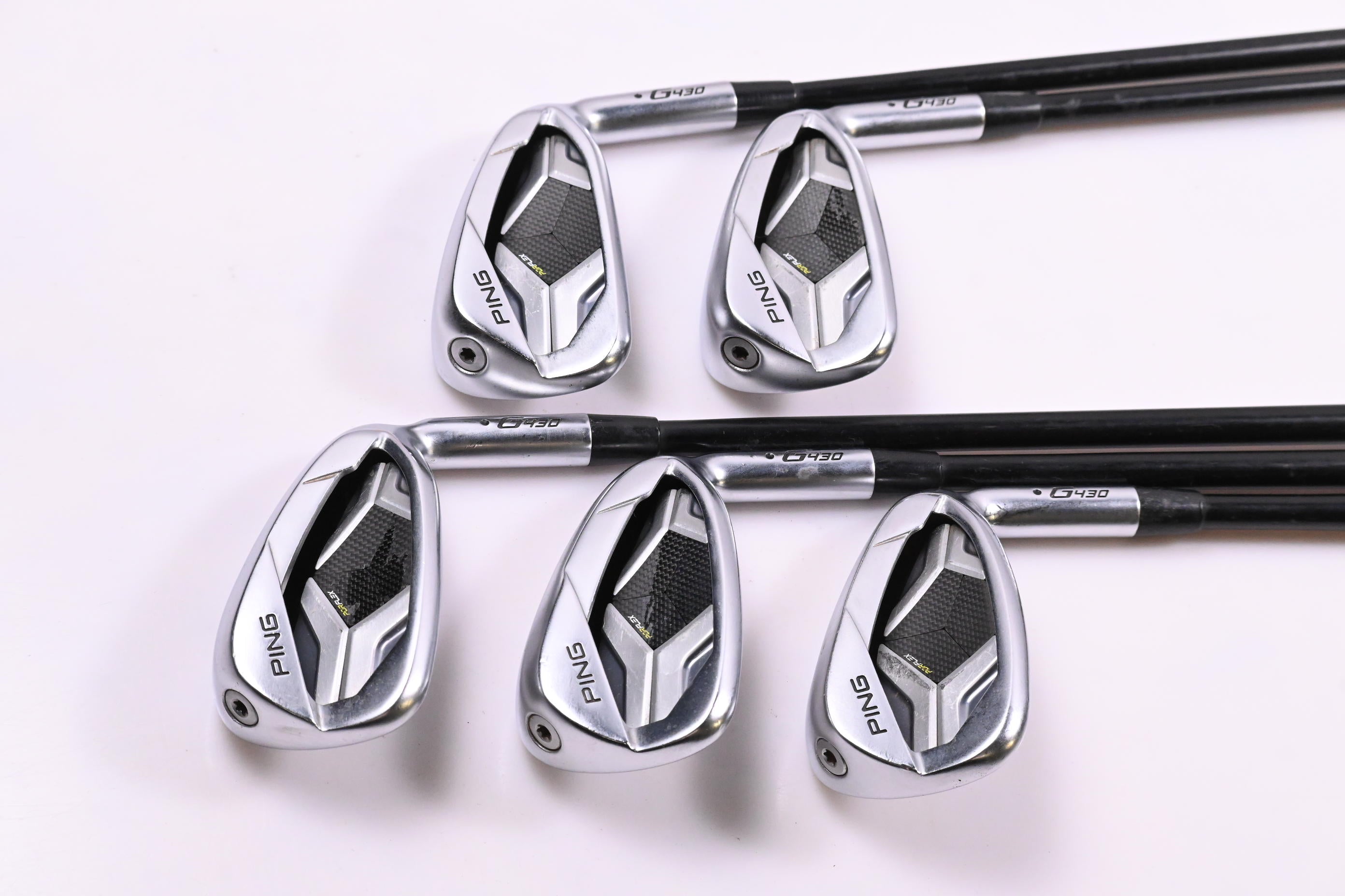 Ping G430 Irons / 6-PW / Black Dot / Regular Flex Ping Alta CB Black Shafts