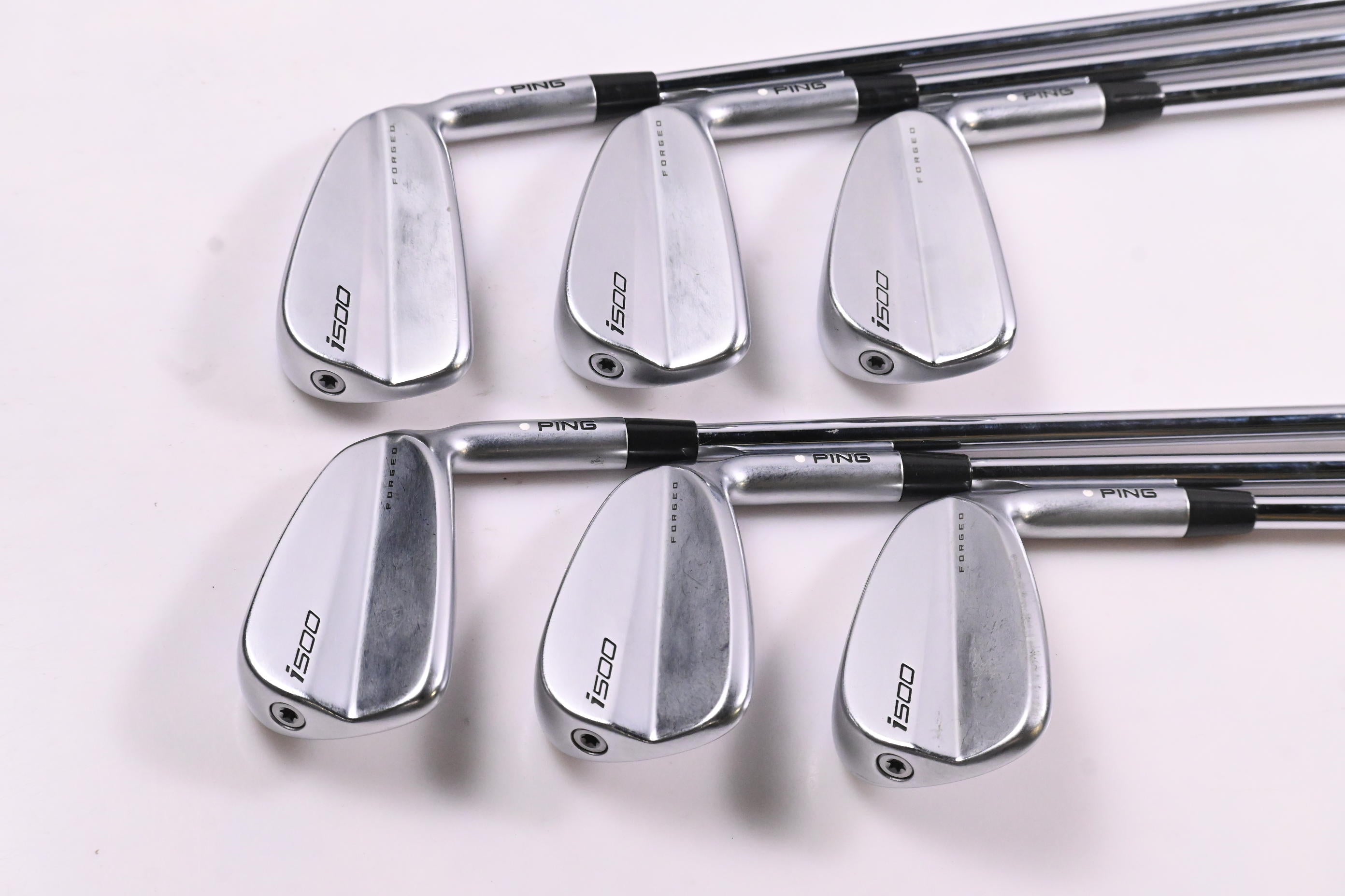 Ping i500 Irons / 4-9i / White Dot / Stiff Flex True Temper Dynamic Gold Shafts