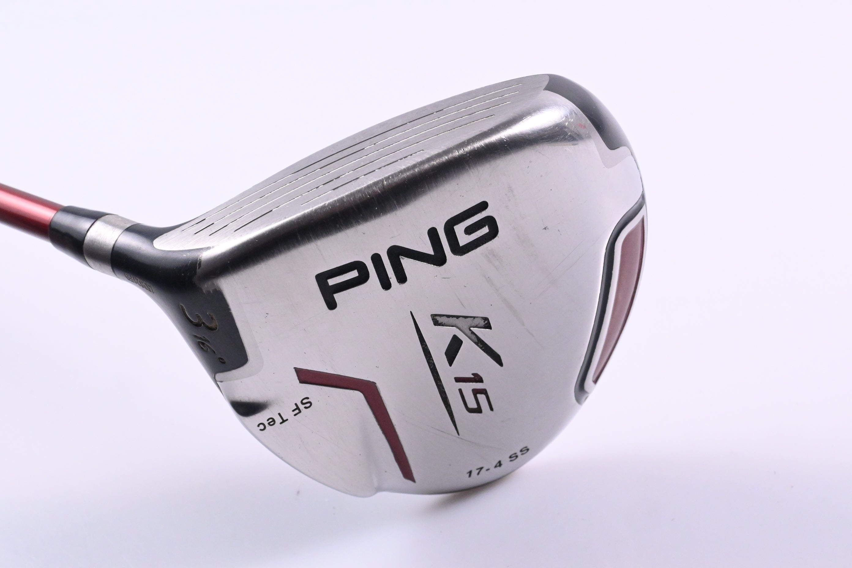 Left Hand Ping K15 #3 Wood / 15 Degree / Regular Flex Ping TFC 149 F Shaft