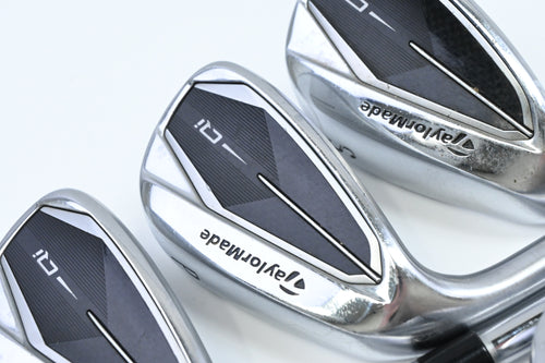 Left Hand Taylormade Qi Irons / 5-PW+SW / Regular Flex KBS Max MT 85 Shafts