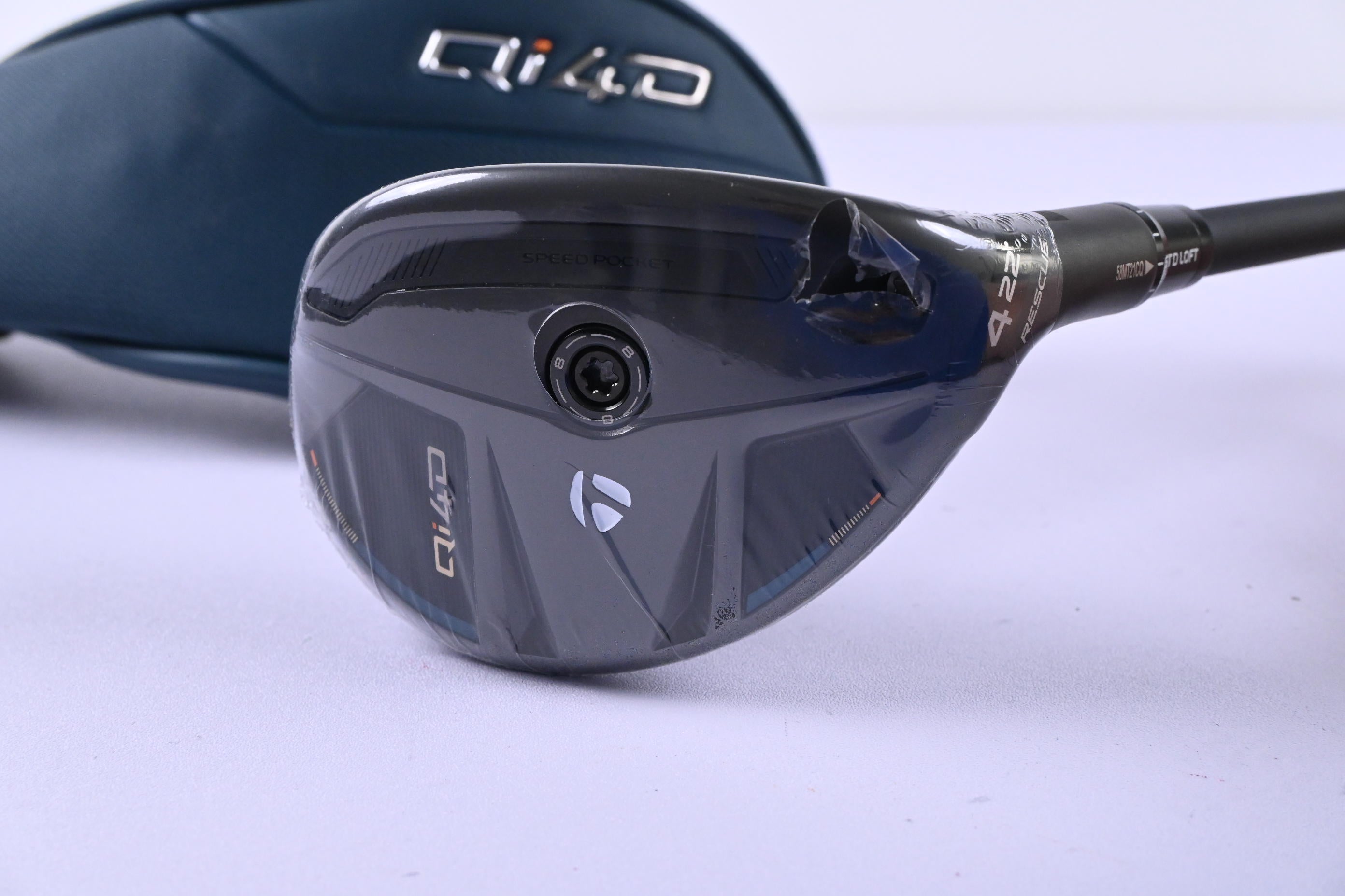 Taylormade Qi4D #4 Hybrid / 22 Degree / Stiff Flex KBS REAX 75 Shaft