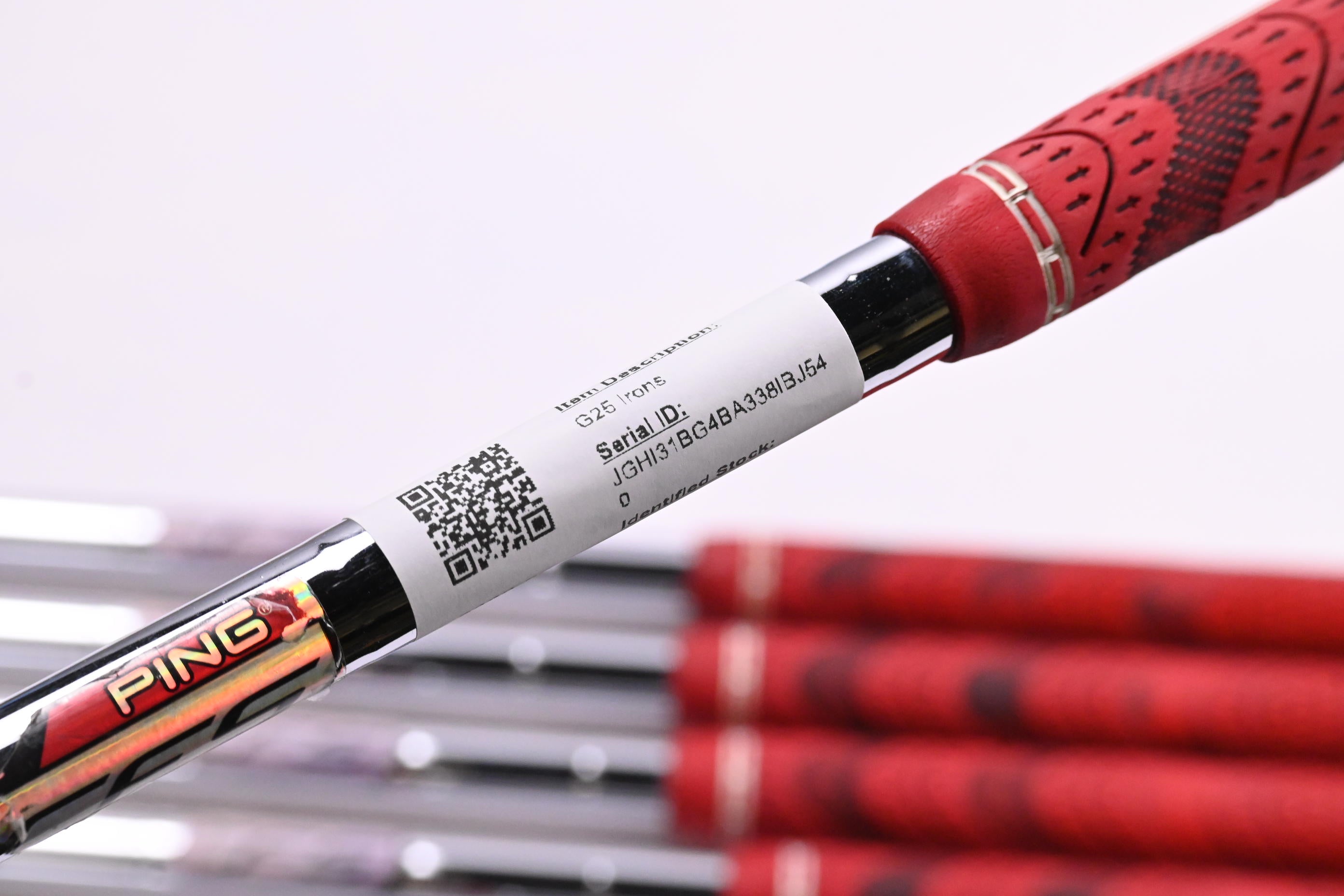 Ping G25 Irons / 4-PW+SW / Green Dot / Stiff Flex Ping CFS Shafts