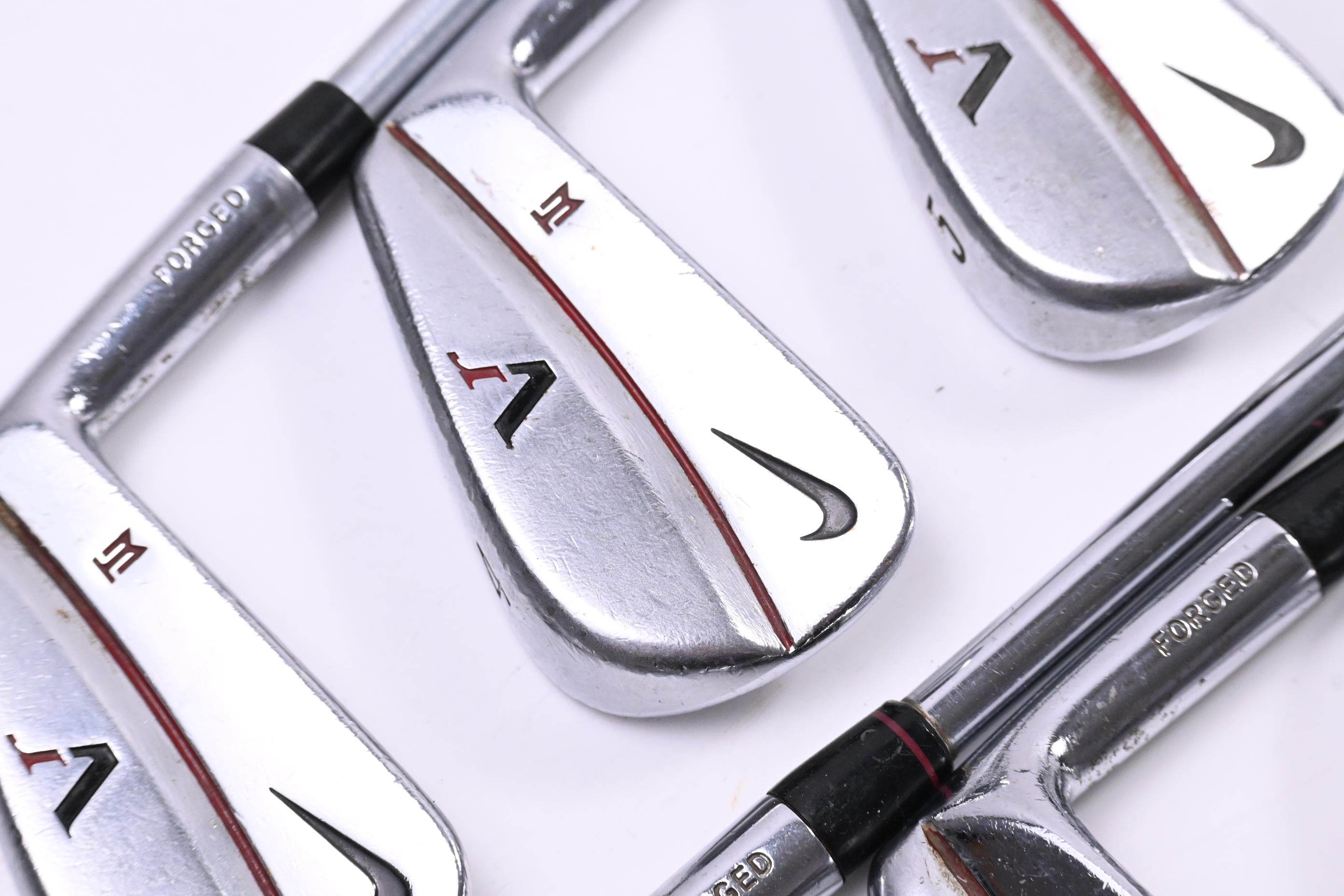 Nike VR Forged TW Blade Irons / 3-PW / Stiff Flex Project X Flighted Shafts