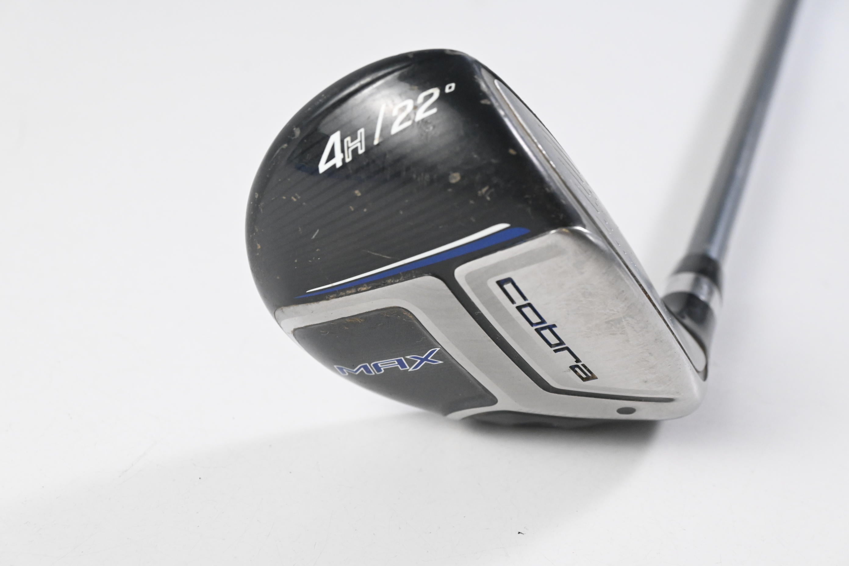 Cobra Max#4 Hybrid / 22 Degree / Regular Flex MFS White Tie X4 58 Shaft