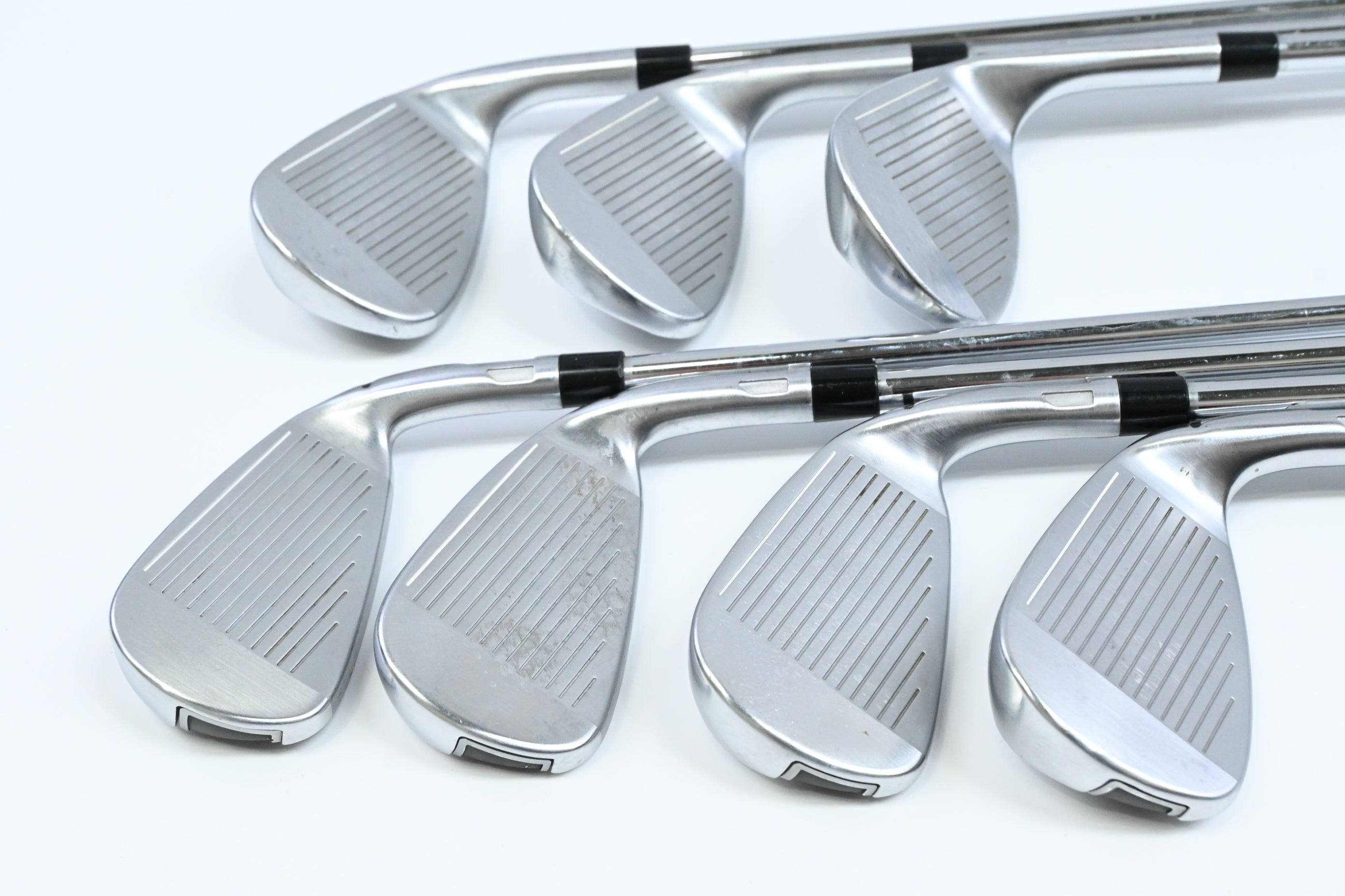 Left Hand Taylormade Qi Irons / 5-PW+SW / Regular Flex KBS Max MT 85 Shafts