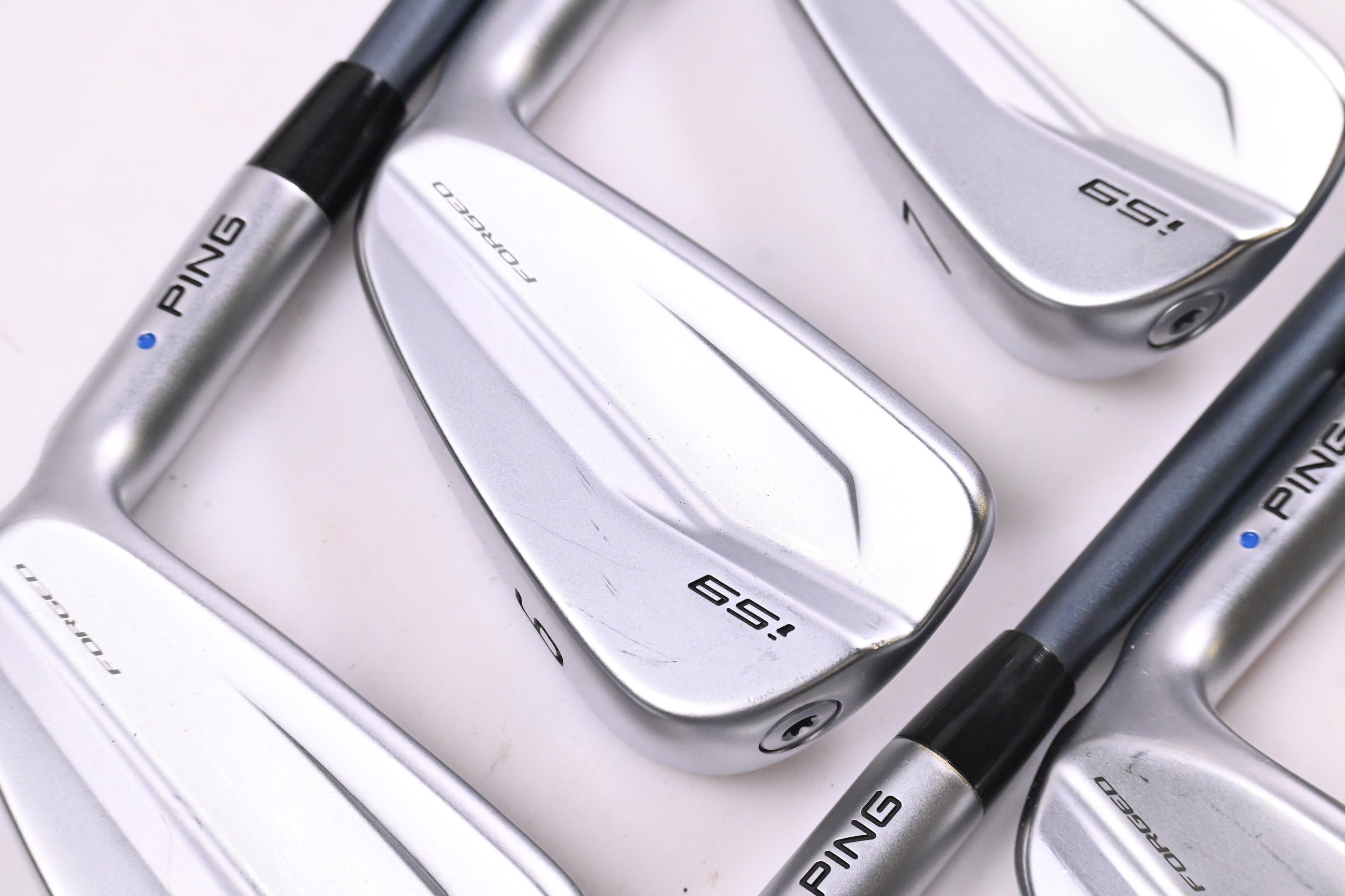 Ping i59 Irons / 5-PW / Blue Dot / Regular Flex Ping Alta CB AWT Slate Shafts