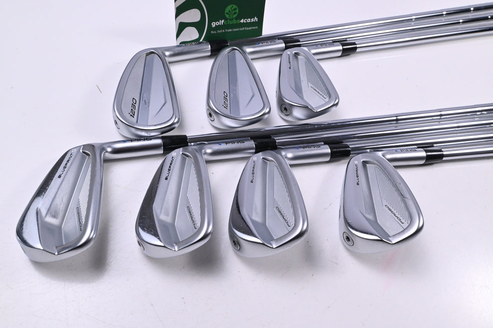 Fers Ping I230 - Set 4-PW - Blue Dot (1° Upright) - Flex Stiff N.S.Pro Modus3 Tour 105