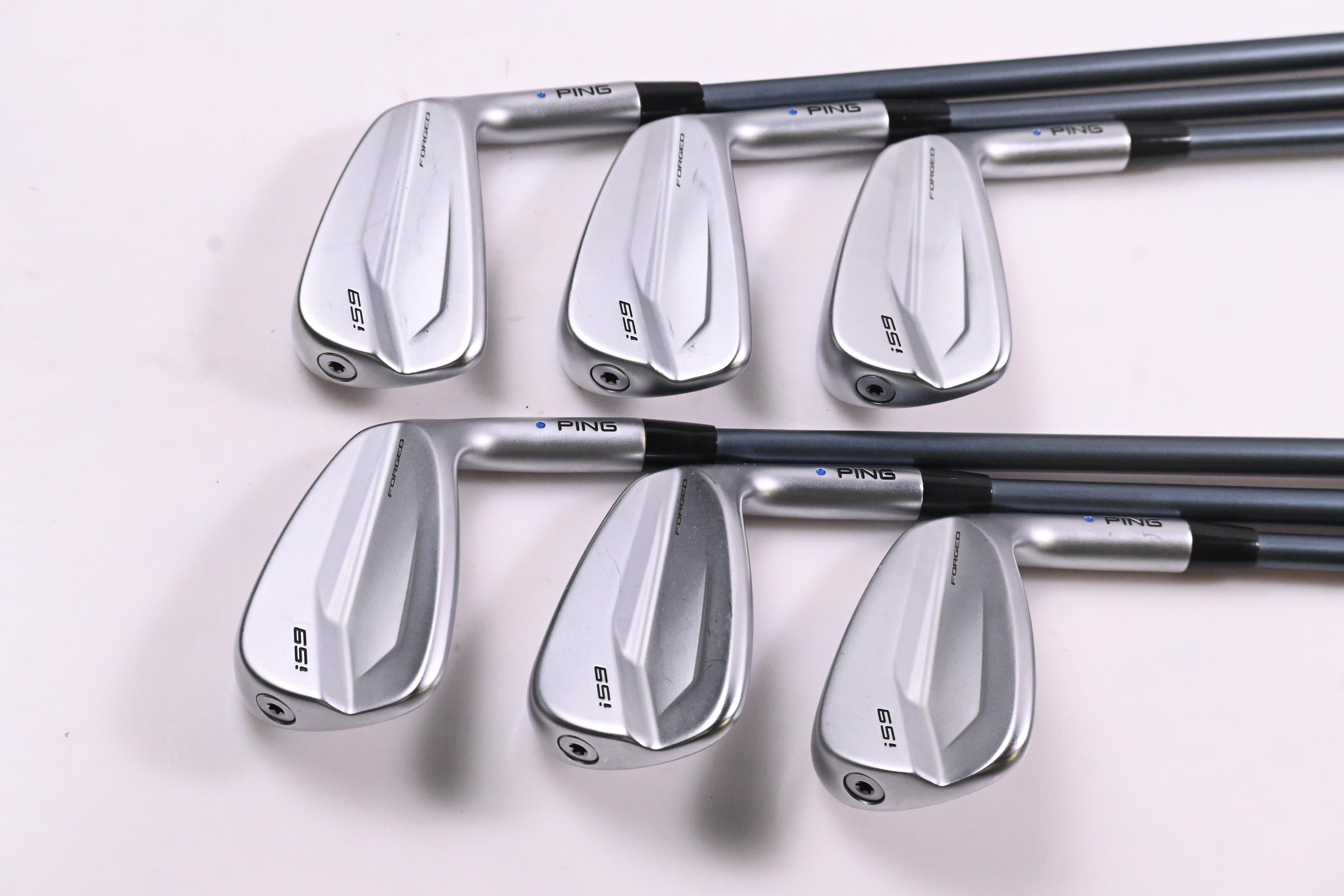 Ping i59 Irons / 5-PW / Blue Dot / Regular Flex Ping Alta CB AWT Slate Shafts