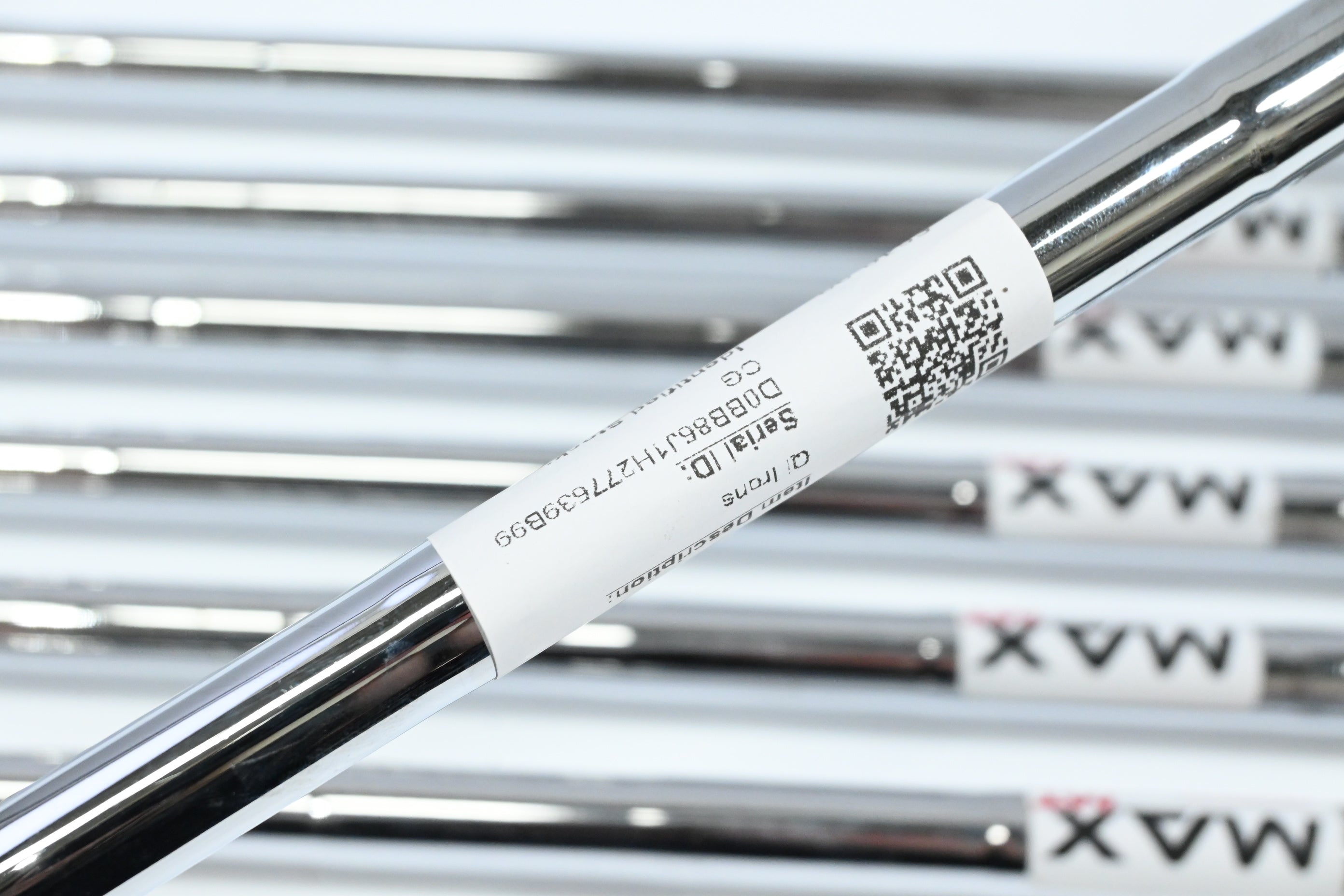 Left Hand Taylormade Qi Irons / 5-PW+SW / Regular Flex KBS Max MT 85 Shafts