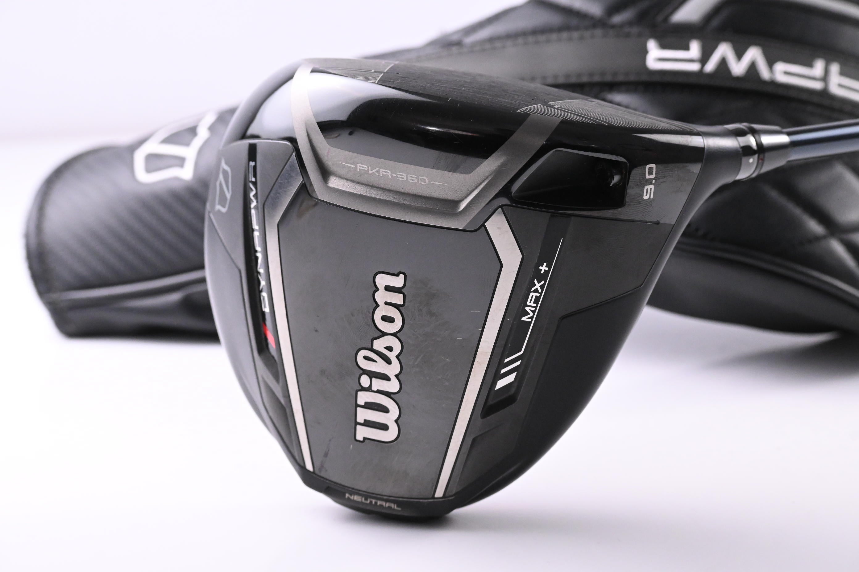 Wilson DYNAPWR Max+ Driver / 9 Degree / Stiff Flex UST LinQ Power Core White 5