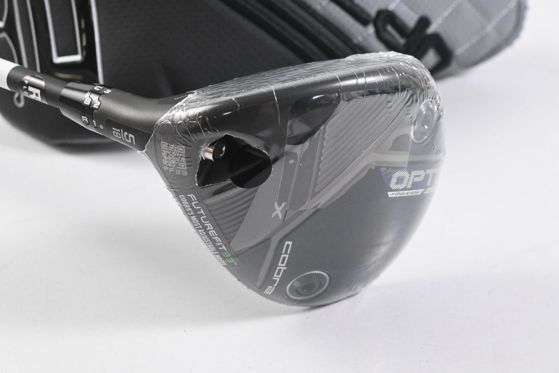 Left Hand Cobra OPTM X #5 Wood / 18 Degree / Regular Flex Kai'li Dark Waves Blue