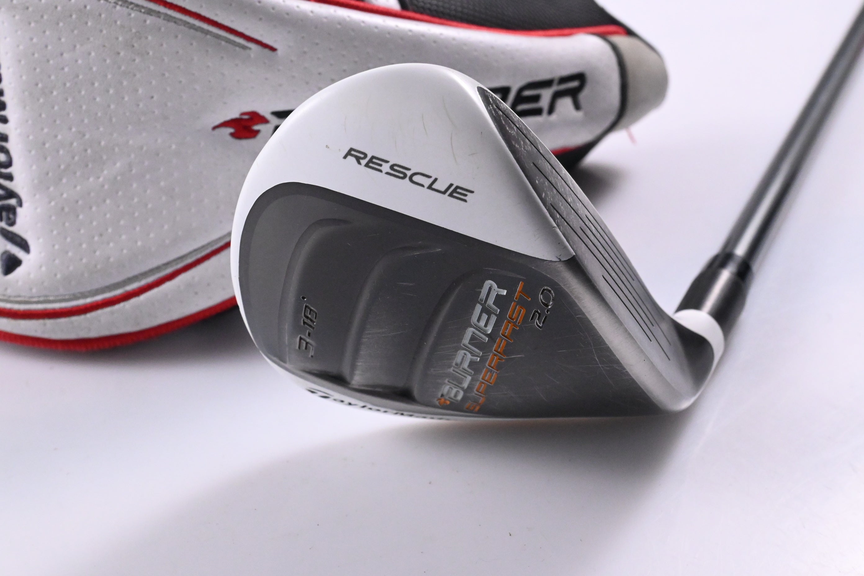 Taylormade Burner Superfast 2.0 #3 Hybrid / 18 Degree / Stiff Flex Reax 60 Shaft