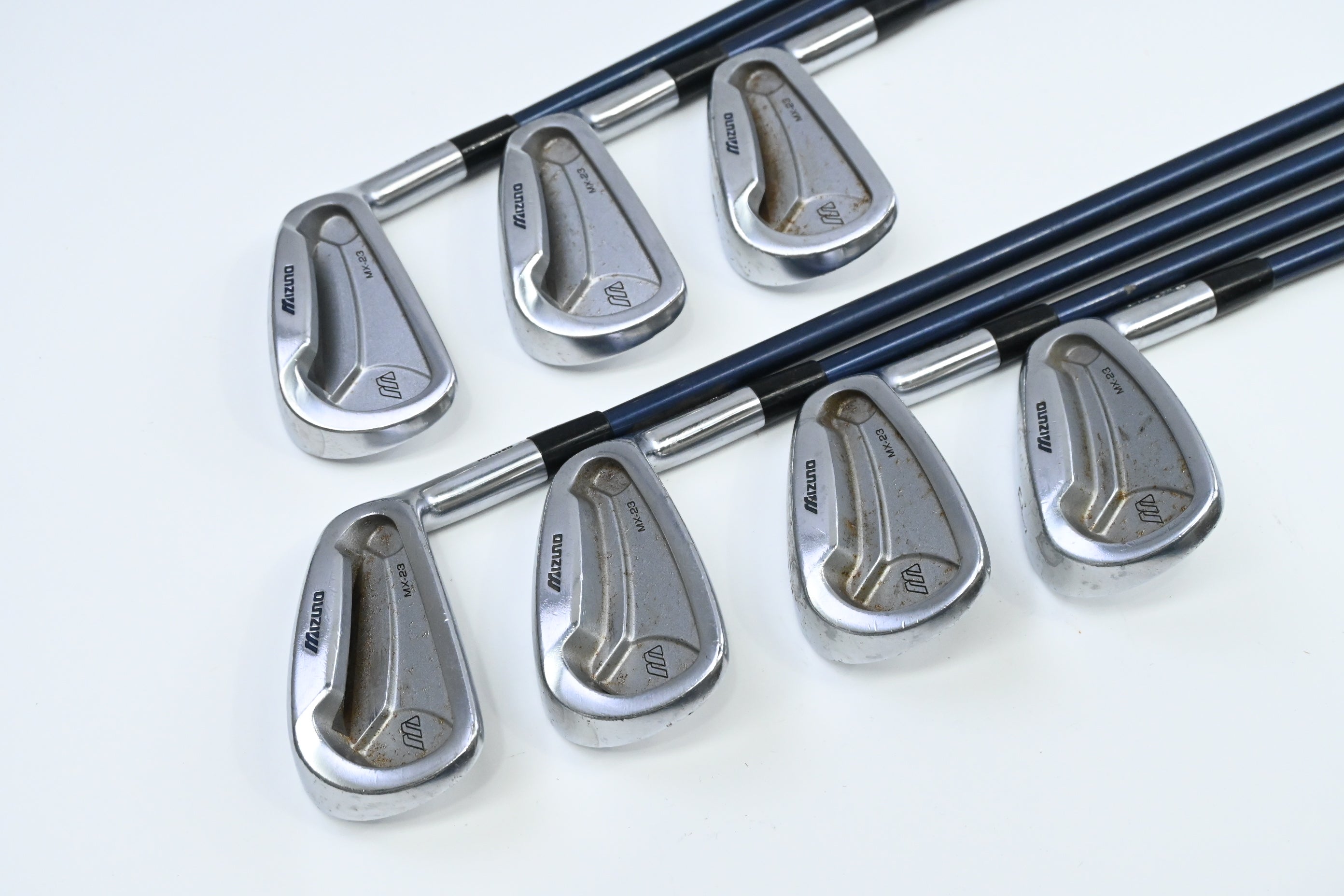 Mizuno MX-23 Irons / 4-PW / Regular Flex Mizuno Exsar Blue Shafts