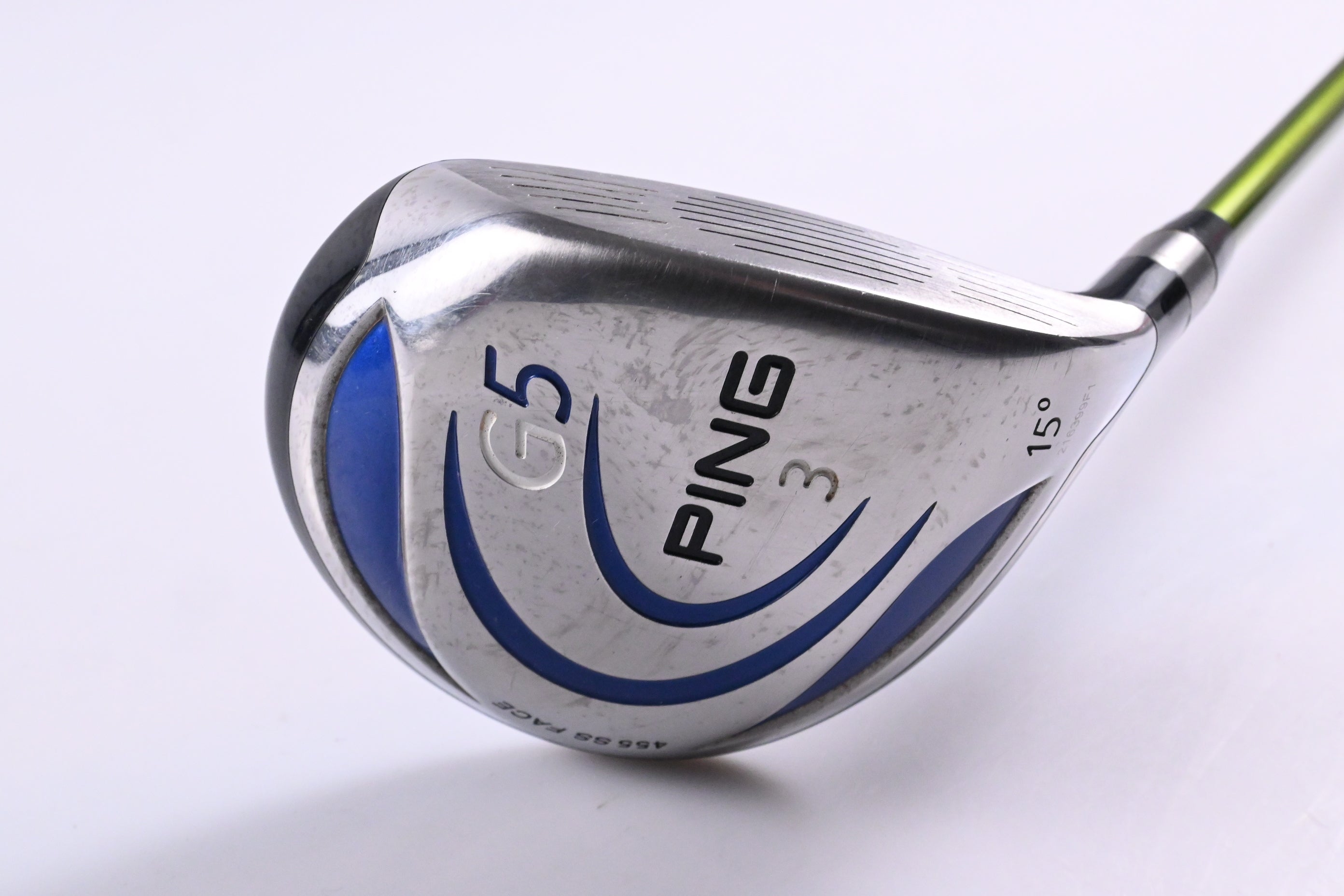 Ping G5 #3 Wood / 15 Degree / Regular Flex Aldila NV Green 55 Shaft
