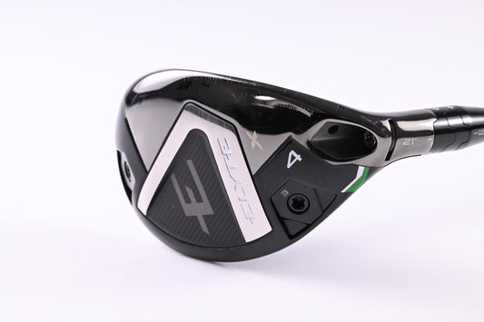 Callaway Elyte X #4 Hybrid / 21 Degree / Regular Flex Denali Charcoal 60 Shaft