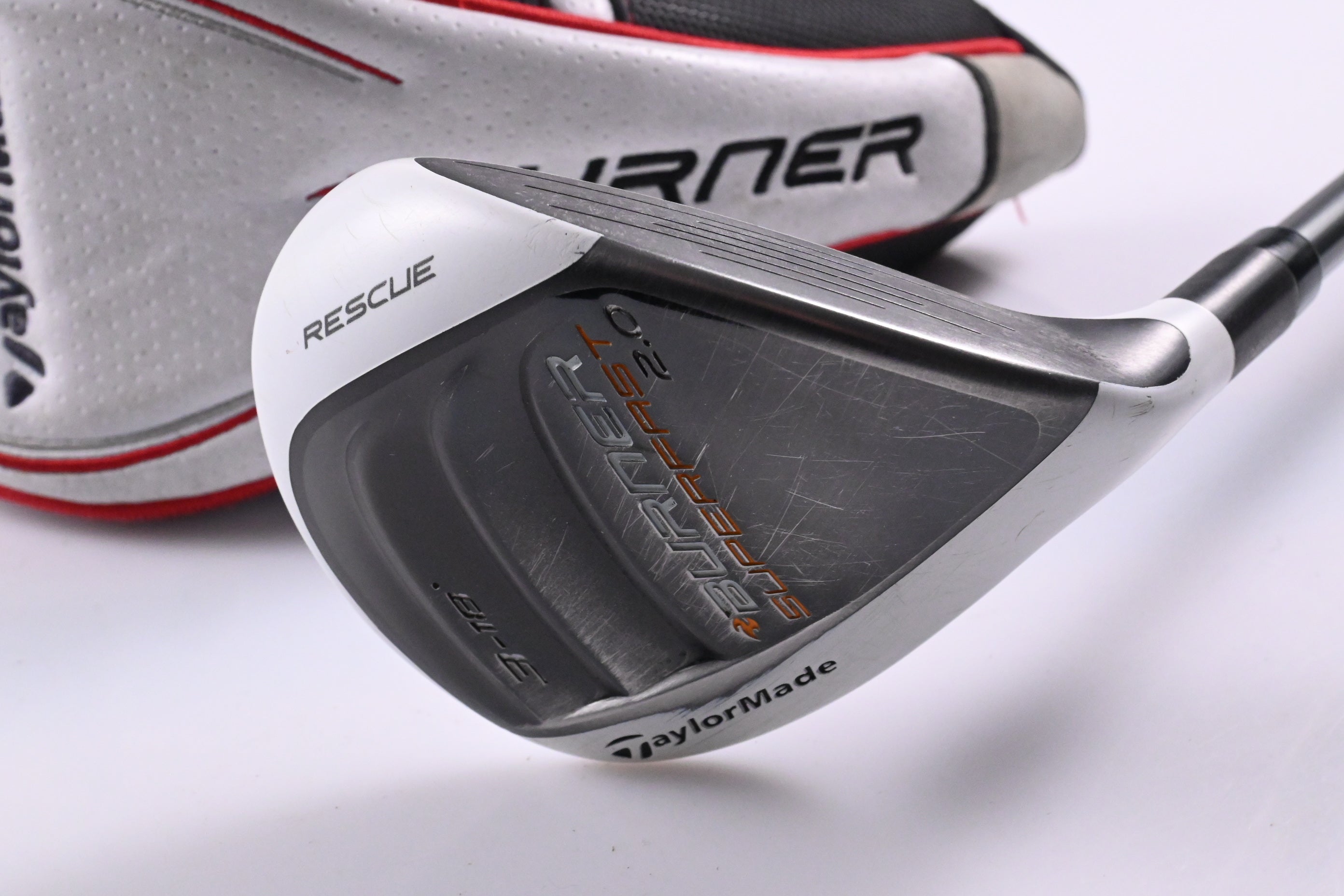 Taylormade Burner Superfast 2.0 #3 Hybrid / 18 Degree / Stiff Flex Reax 60 Shaft