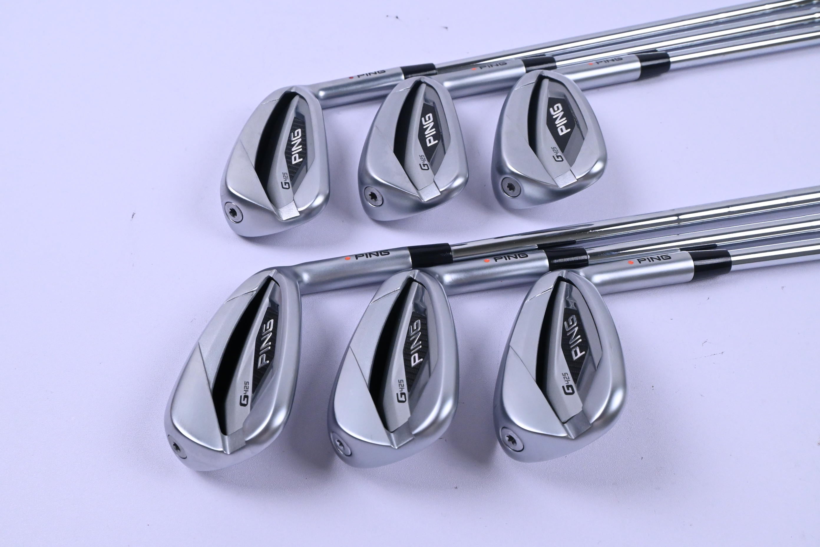 Ping G425 Irons / 6-PW+GW / Orange Dot / Regular Flex KBS Tour 110 Shafts