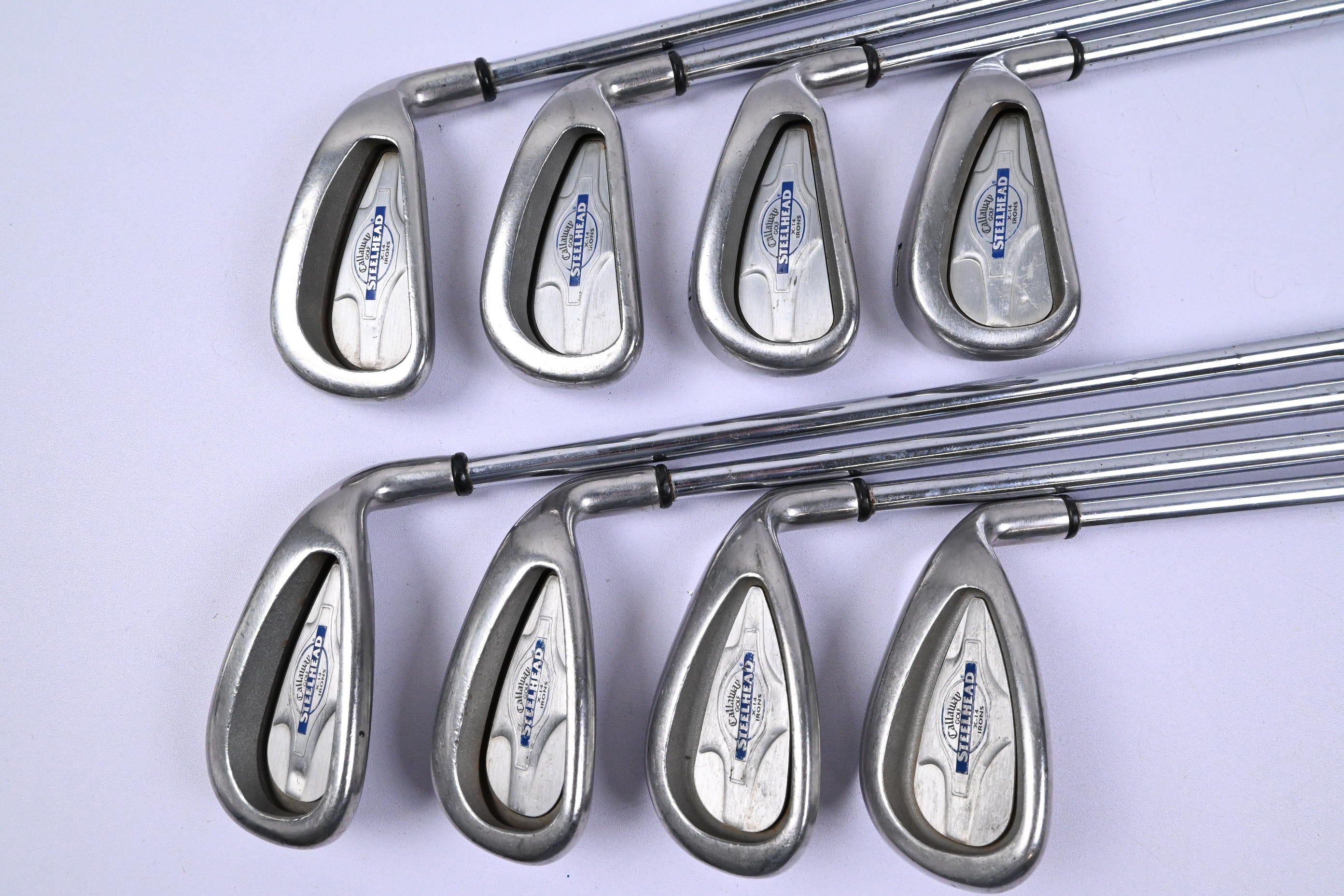 Callaway X-14 Irons / 4-PW+SW / Uniflex Callaway Steelhead Shafts