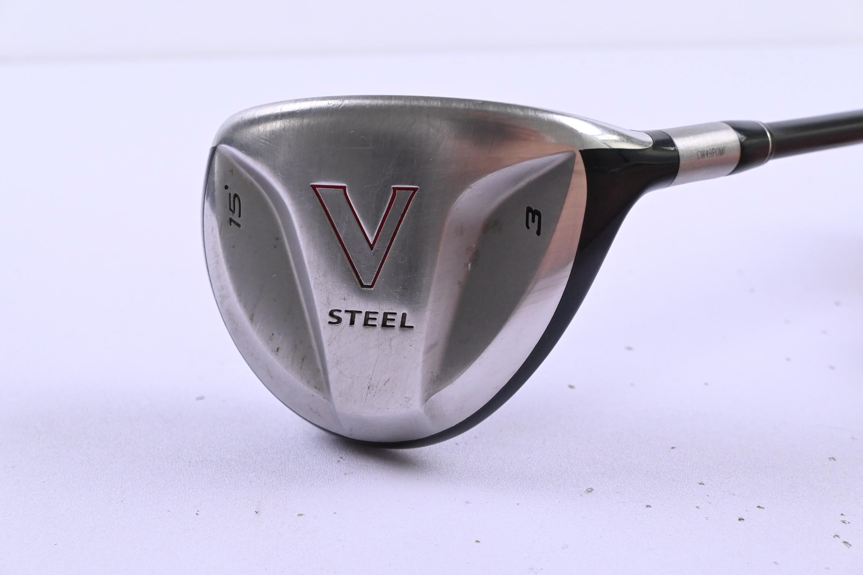 Taylormade V-Steel #3 Wood / 15 Degree / Regular Flex Taylormade M.A.S 2 Shaft