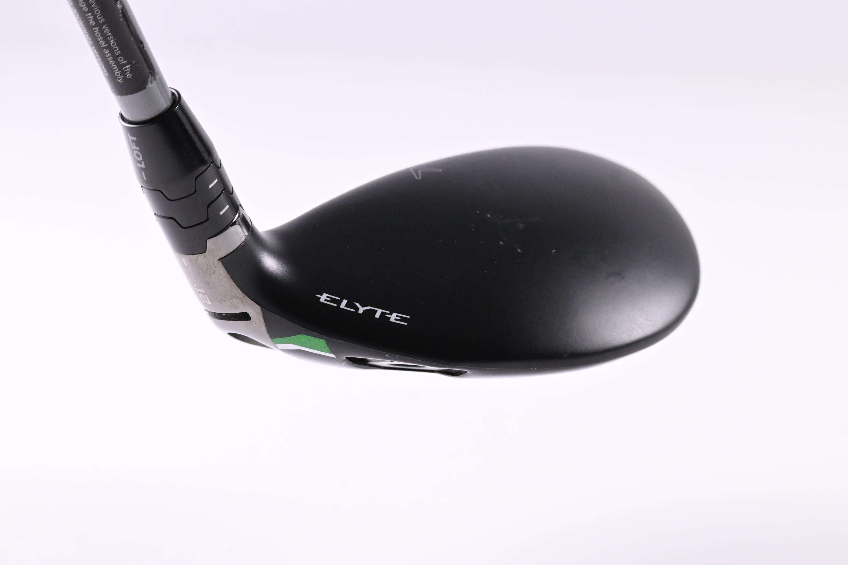 Callaway Elyte X #4 Hybrid / 21 Degree / Regular Flex Denali Charcoal 60 Shaft