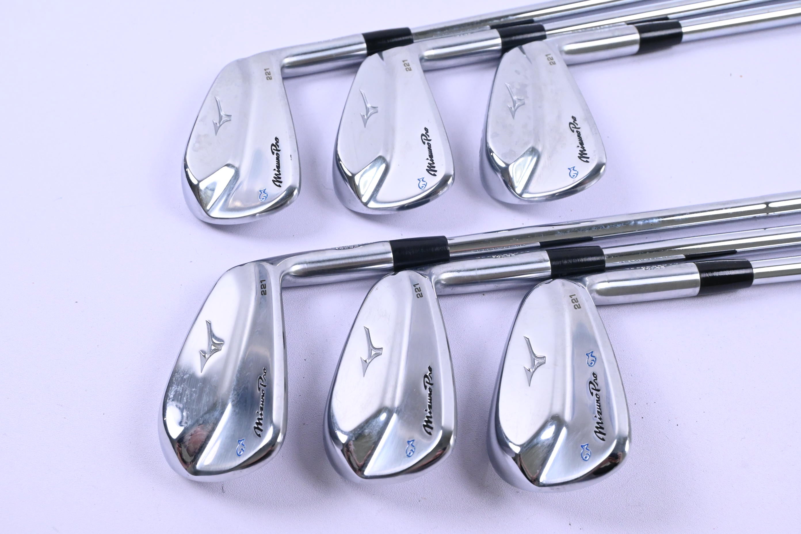 Mizuno Pro 221 Irons / 4-9i / Stiff Flex Steel Shafts