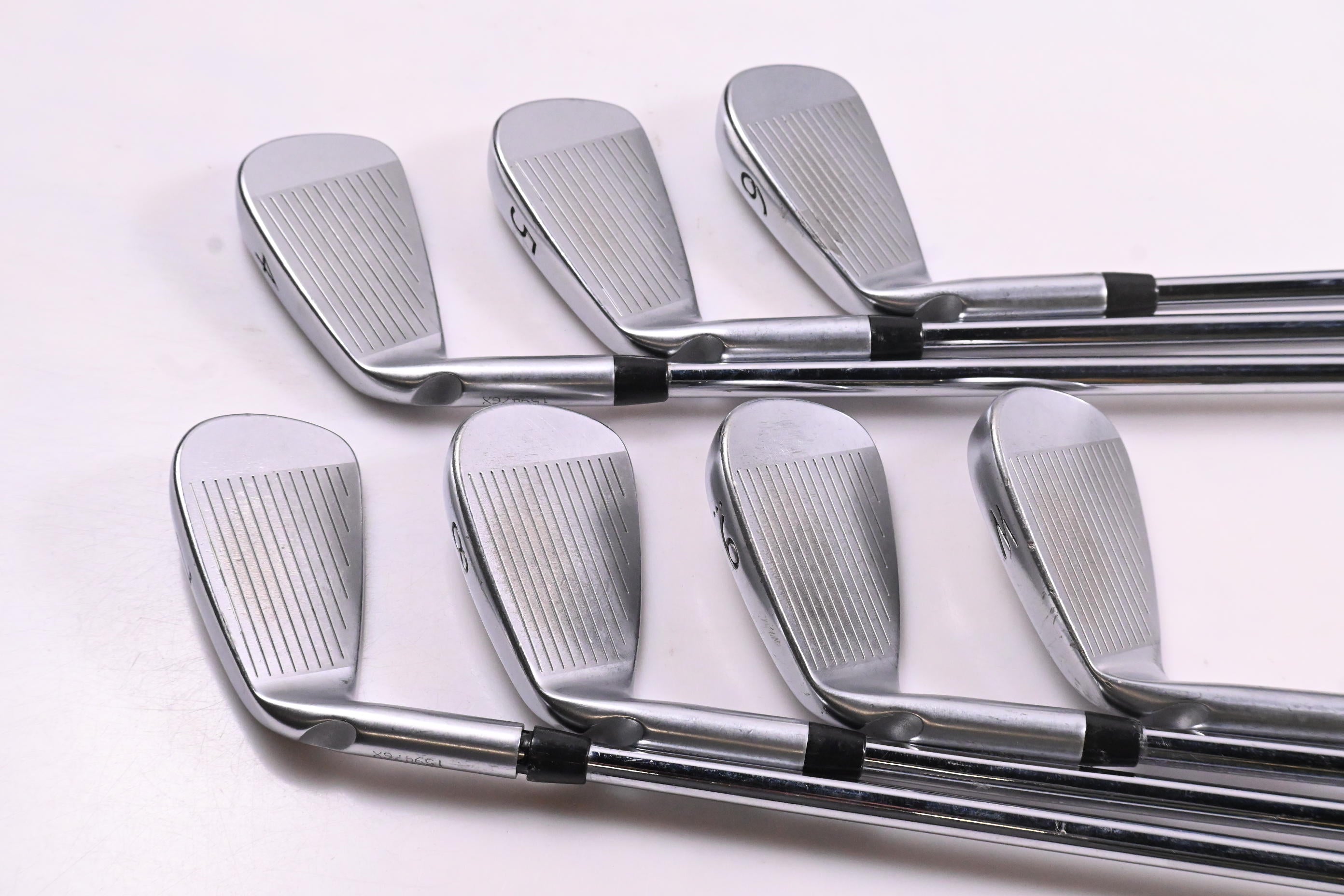 Ping S55 Irons / 4-PW / Black Dot / Stiff Flex Ping AWT 2.0 Shafts