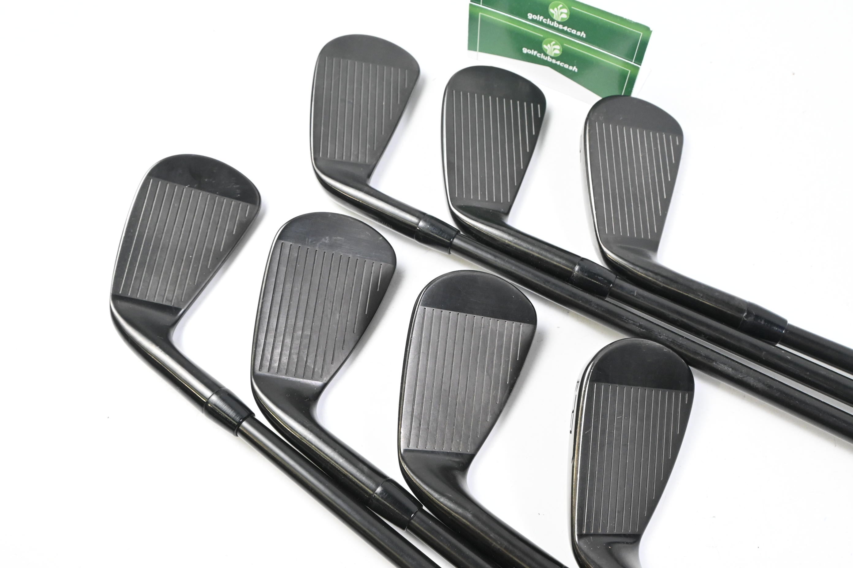 Titleist T150 Black Vapor Irons / 4-PW / Stiff Flex Project X LZ 120 Shafts