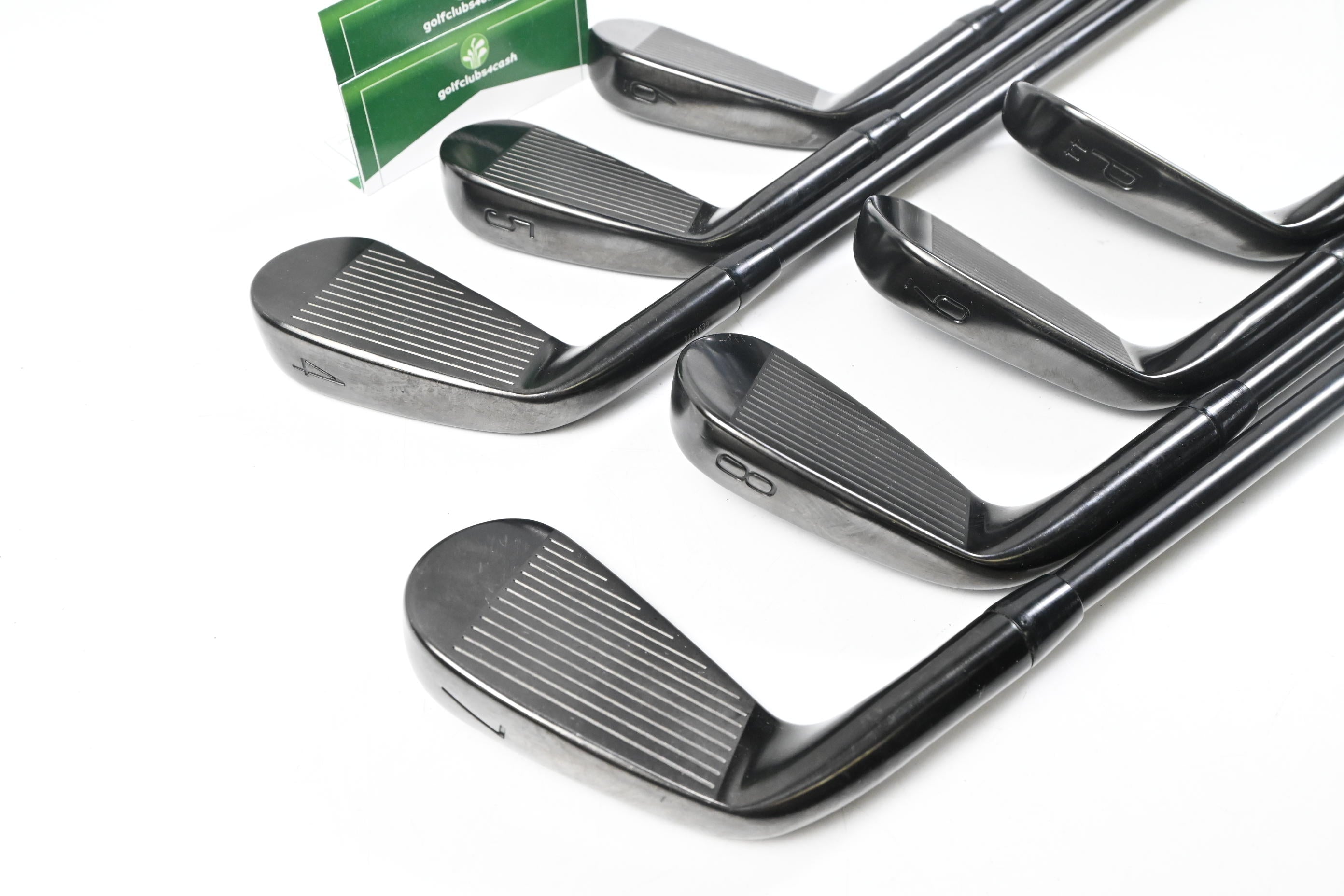 Titleist T150 Black Vapor Irons / 4-PW / Stiff Flex Project X LZ 120 Shafts