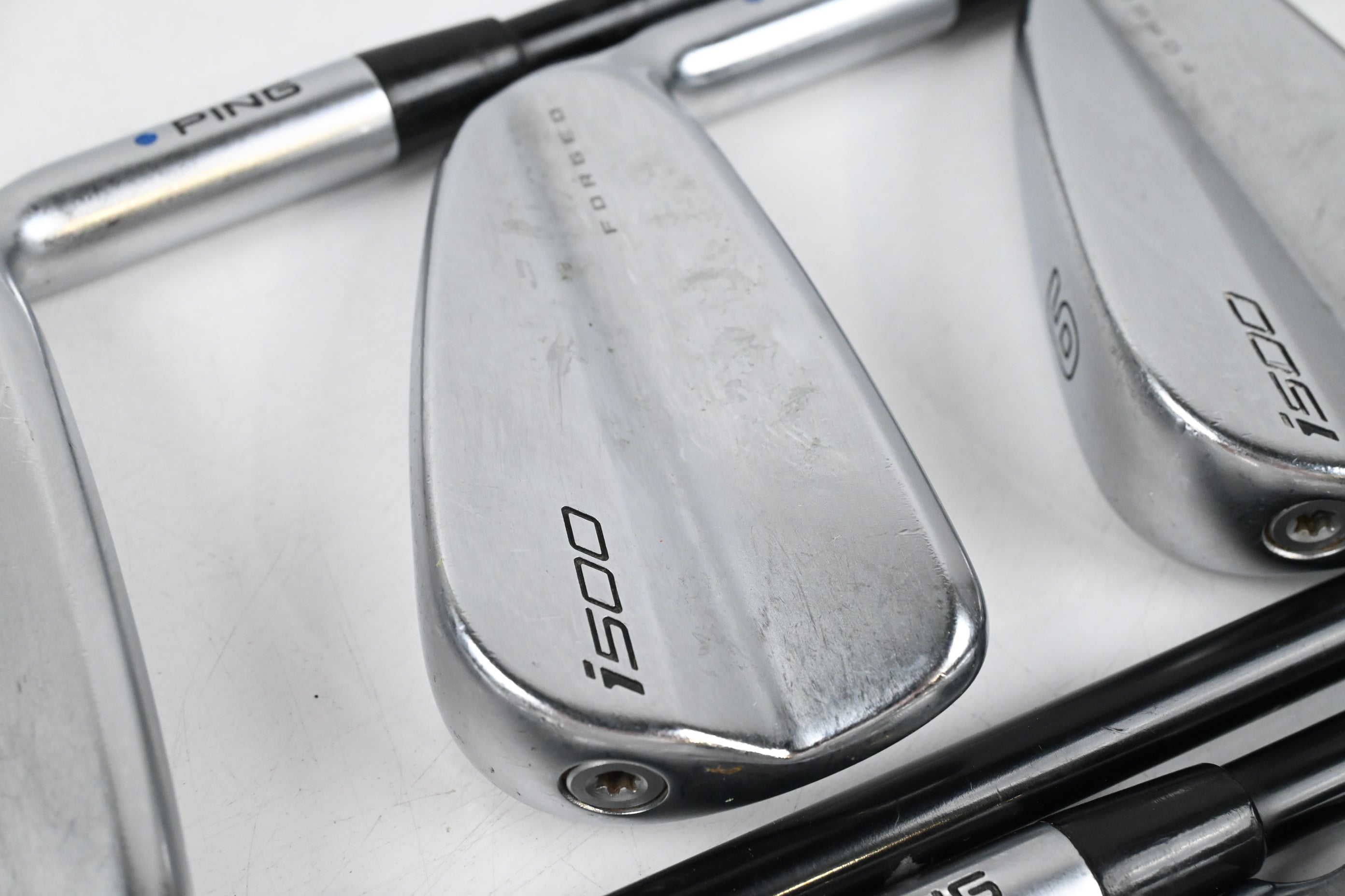 Ping i500 Irons / 4-PW / Blue Dot / Regular Flex Alta CB AWT Shafts