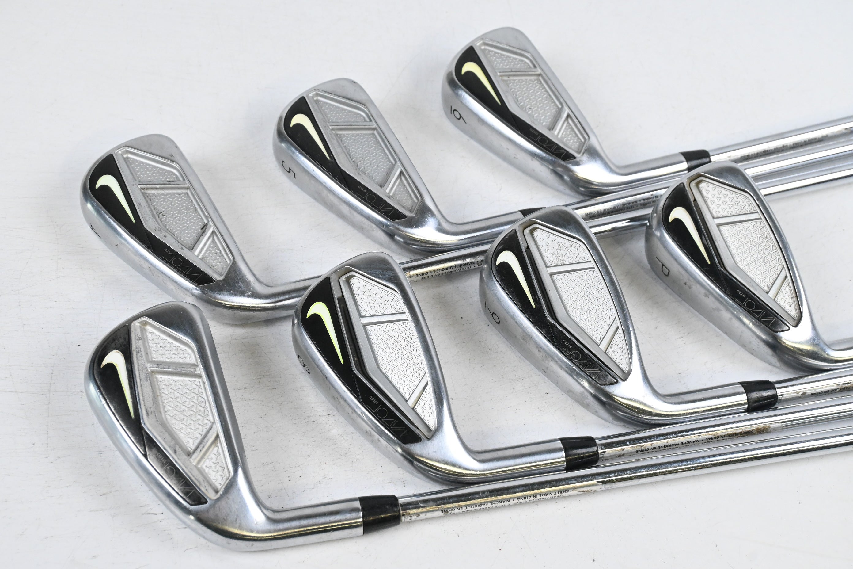 Left Hand Nike Vapor Speed Irons / 4-PW / Regular Flex Dynalite 105 Shafts