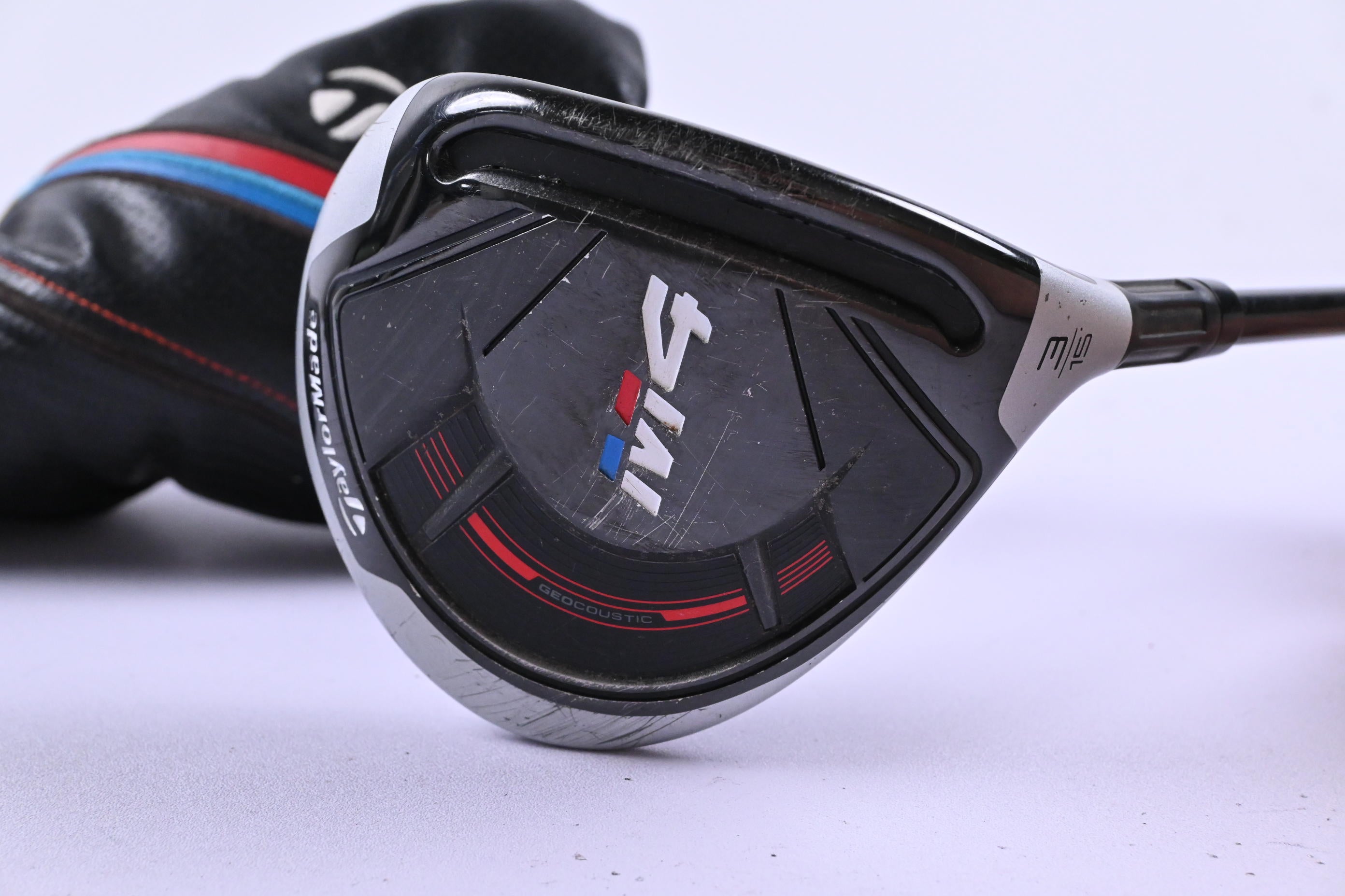 Taylormade M4 #3 Wood / 15 Degree / Regular Flex Fujikura Atmos Red FW 5 Shaft