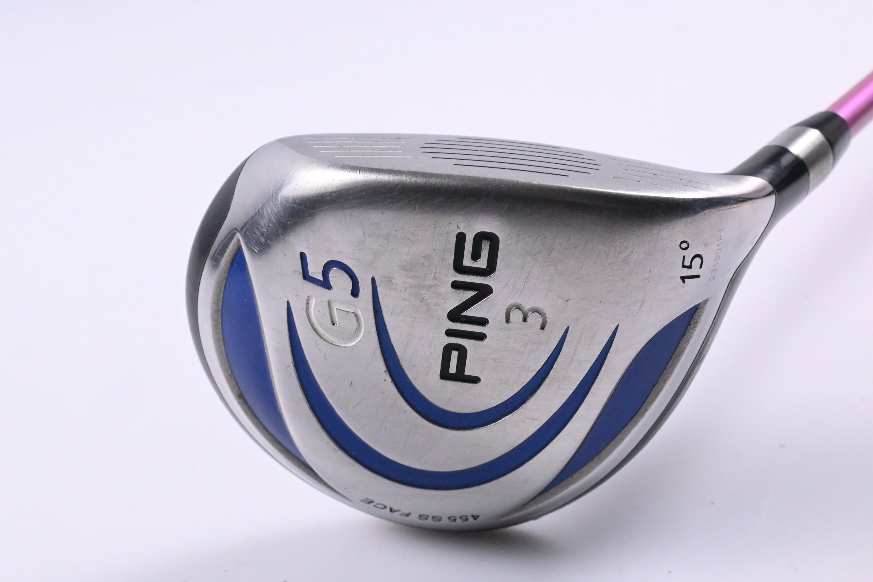 Ping G5 #3 Wood / 15 Degree / Stiff Flex Aldila NVS Pink 65 Shaft