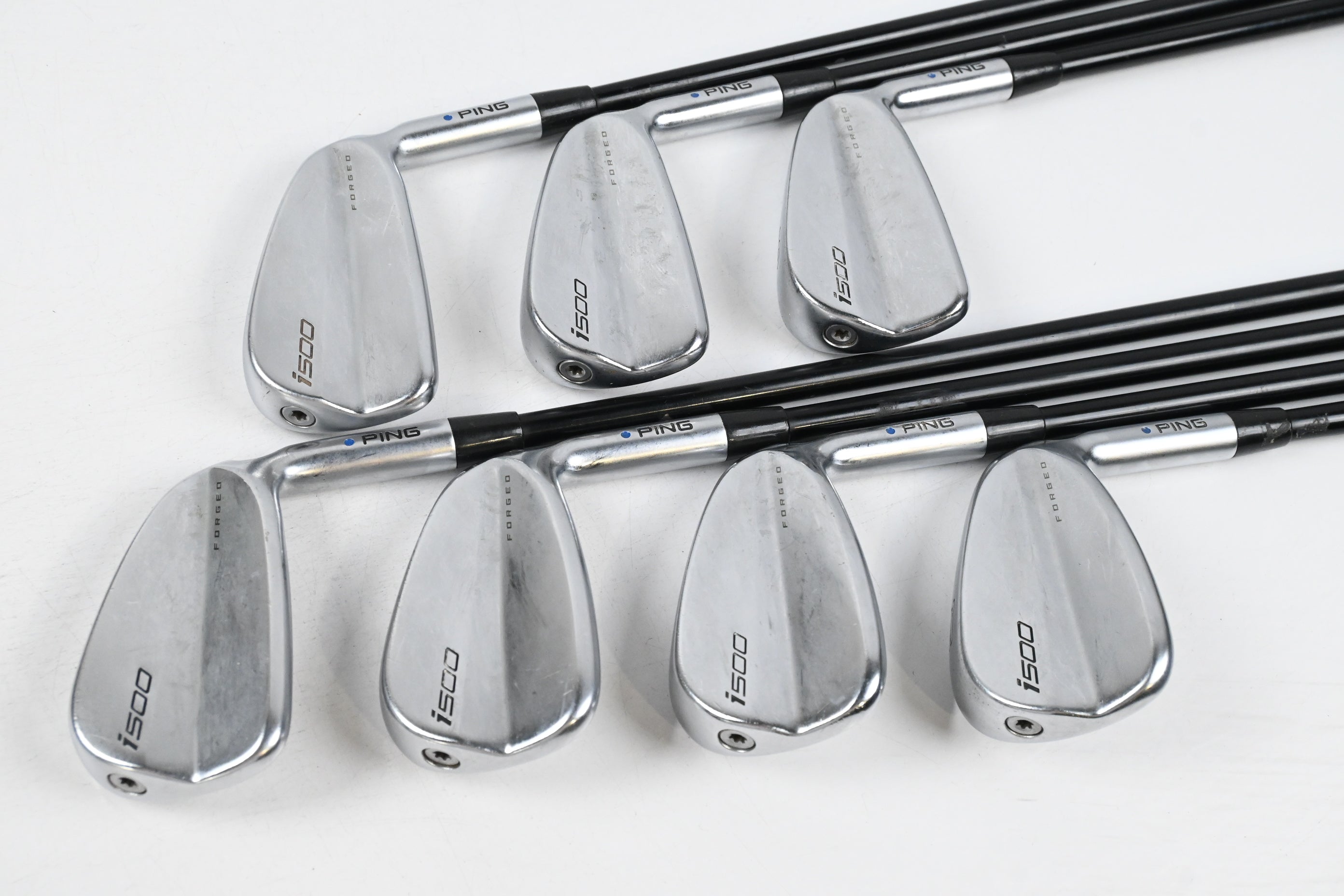Ping i500 Irons / 4-PW / Blue Dot / Regular Flex Alta CB AWT Shafts