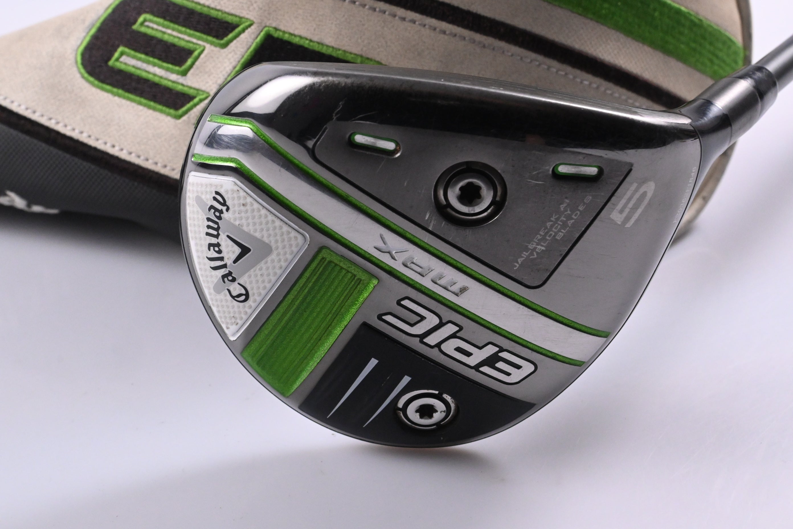 Callaway Epic Max #5 Wood / 18 Degree / Stiff Flex HZRDUS Smoke iM10 Green 60
