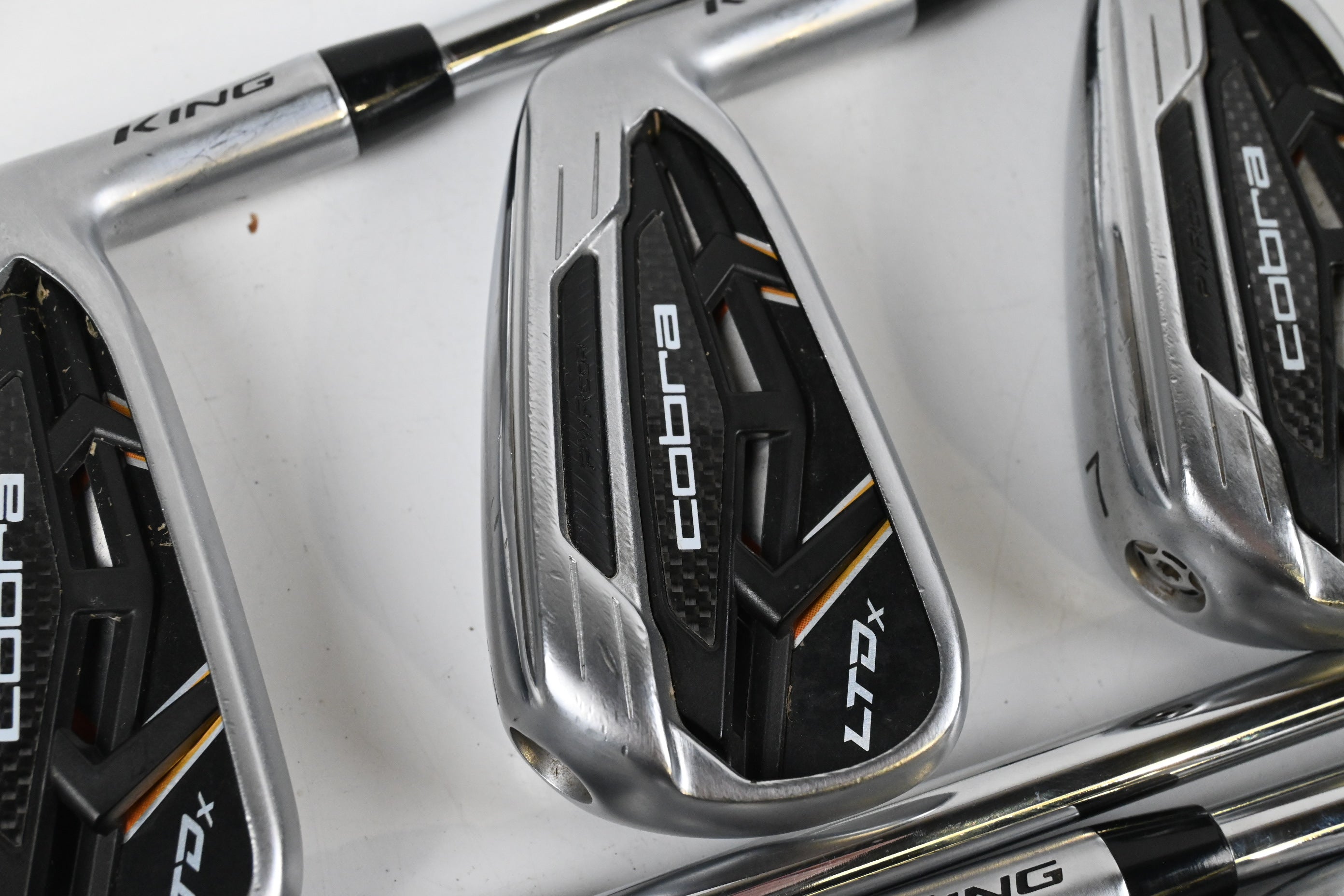 Cobra LTDx Irons / 5-PW+GW / Regular Flex KBS Tour 90 Shafts