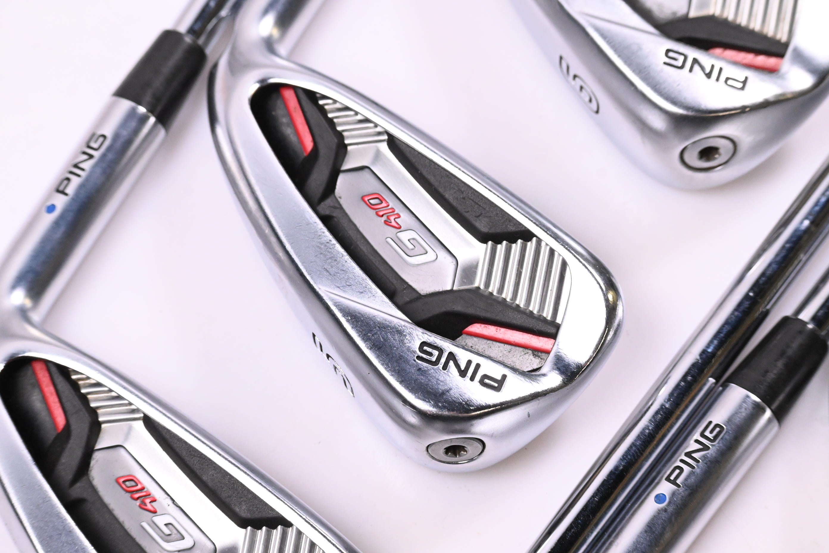Ping G410 Irons / 4-PW / Blue Dot / Stiff Flex N.S.Pro Modus³ Tour 105 Shafts