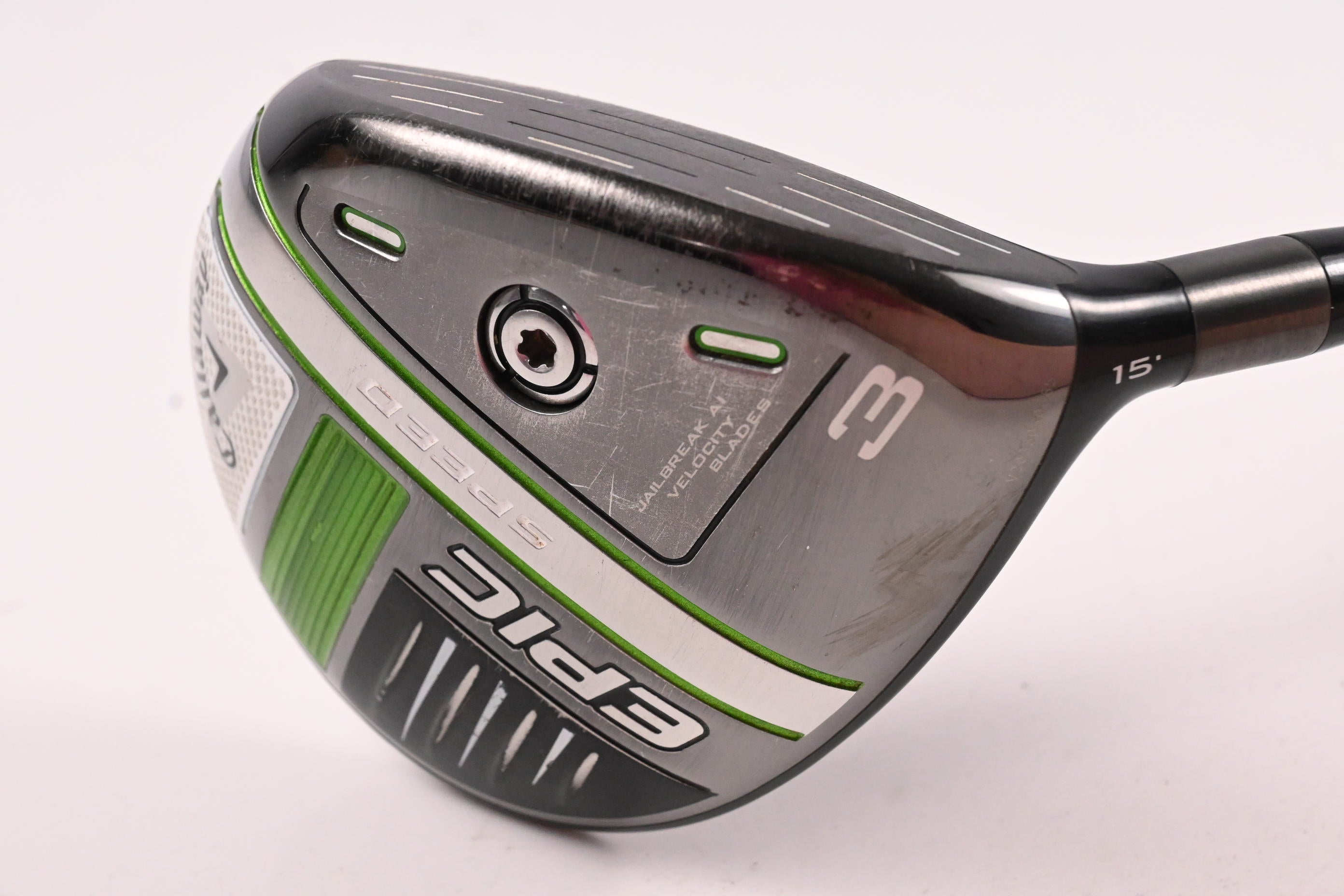 Callaway Epic Speed #3 Wood / 15 Degree / Stiff Flex HZRDUS iM10 Smoke 60 Shaft